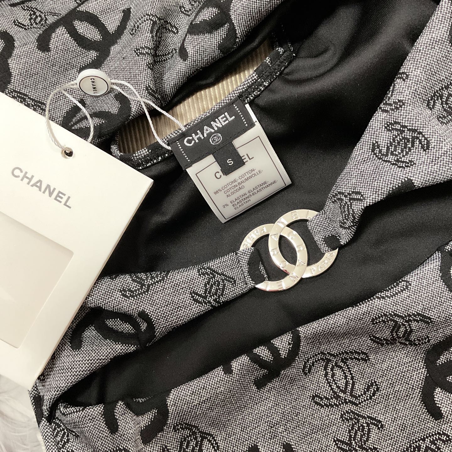 26SS NEW Grey One-Piece Swimsuit 👙