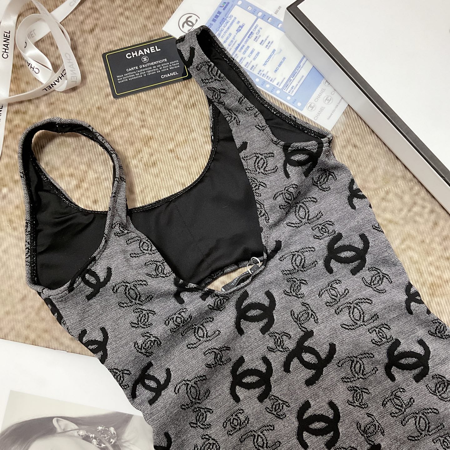 26SS NEW Grey One-Piece Swimsuit 👙