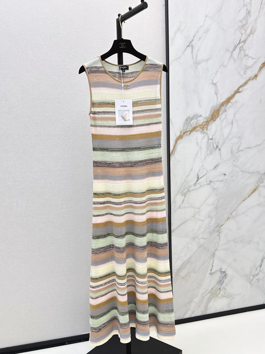 26SS NEW Striped Knit Maxi Dress 🤎