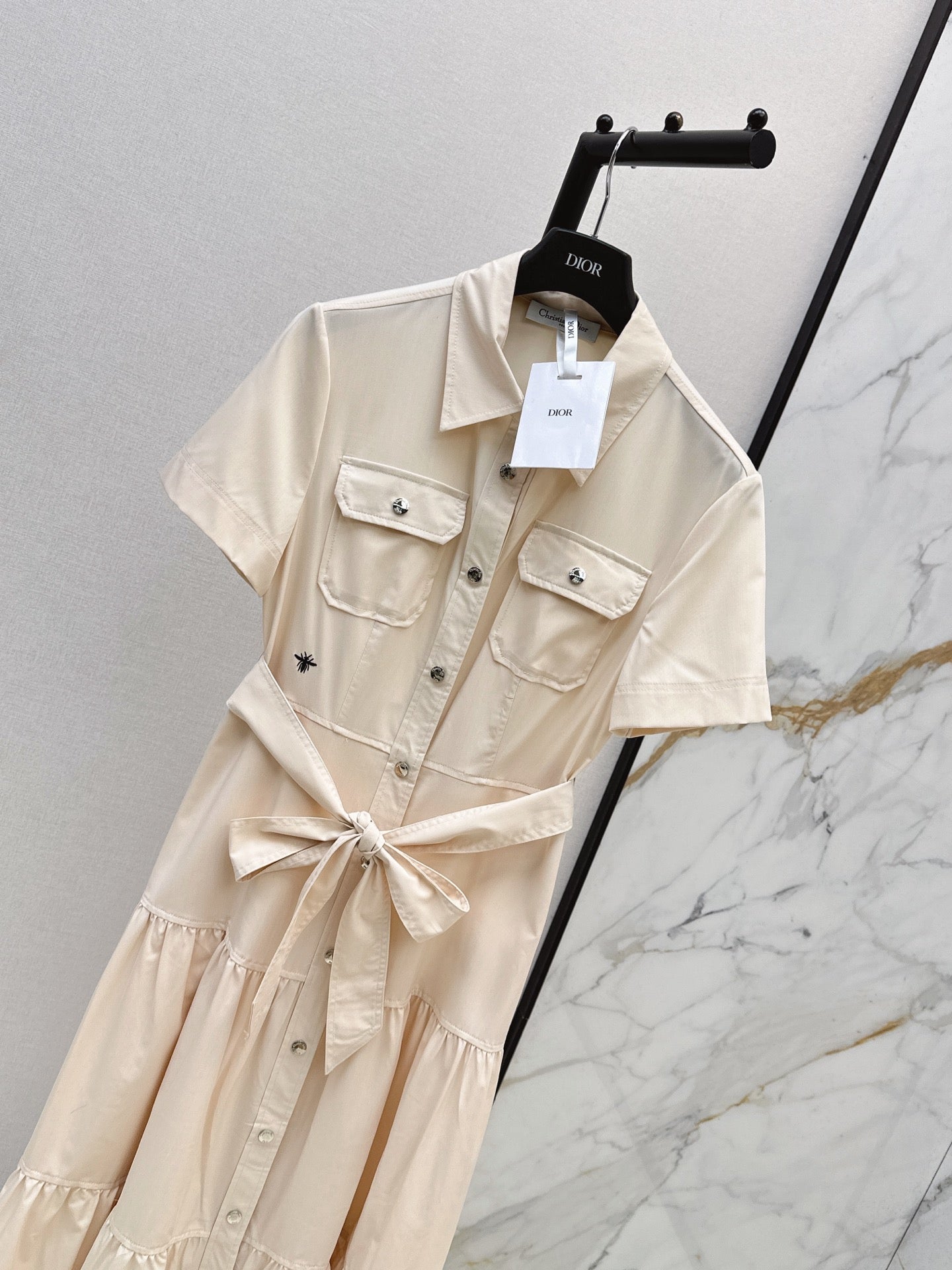 26SS NEW Bee Embroidered Long Dress 🖤