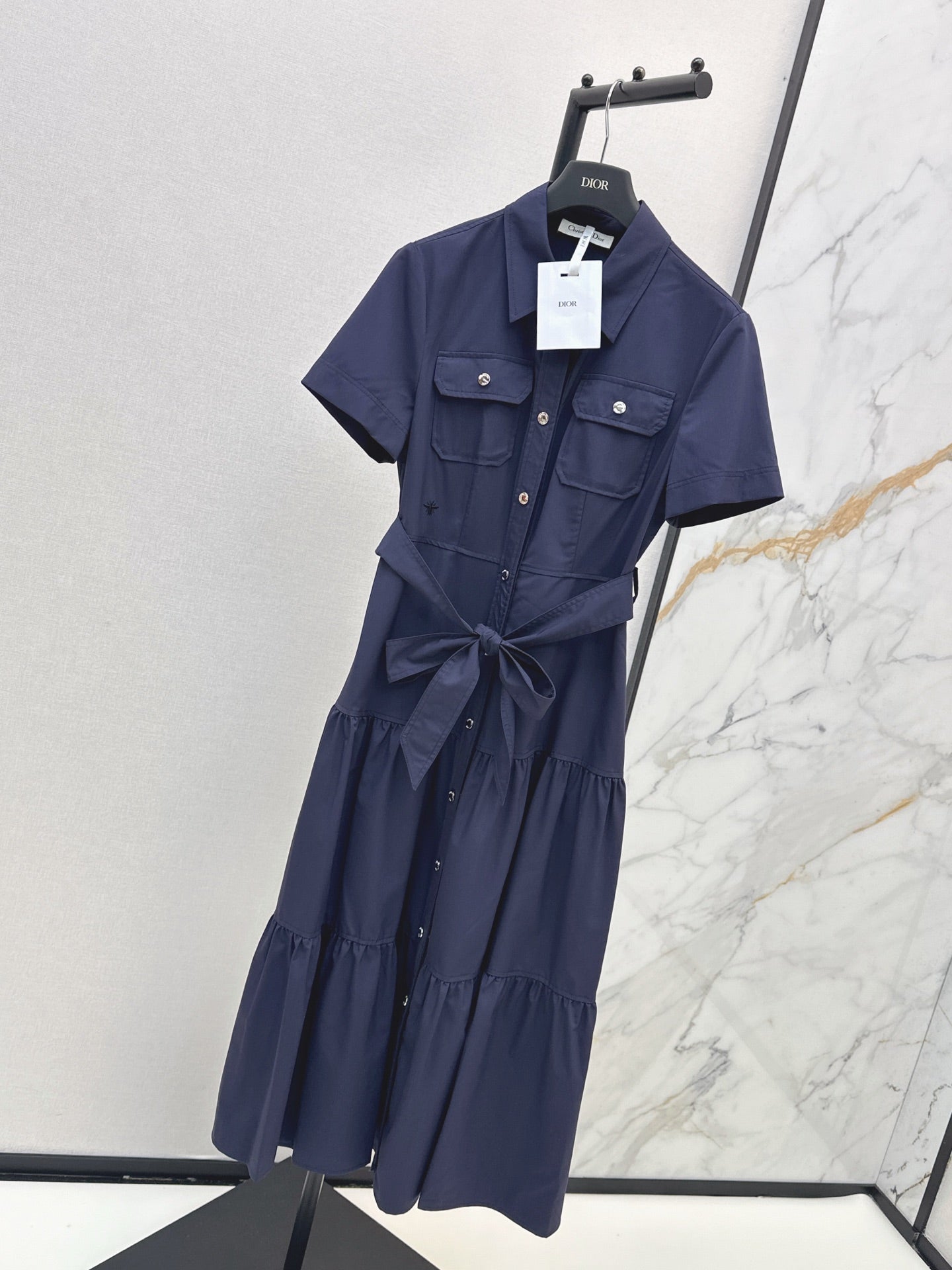 26SS NEW Bee Embroidered Long Dress 🖤