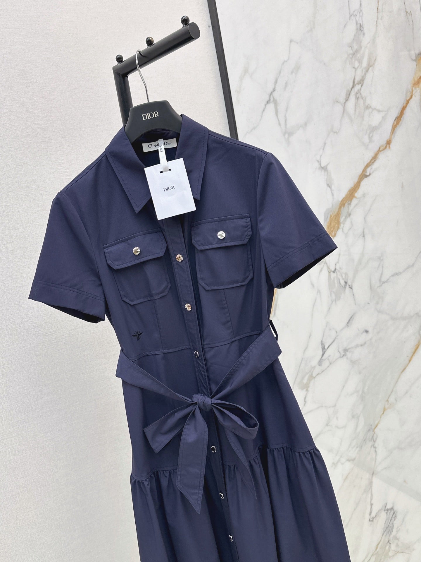 26SS NEW Bee Embroidered Long Dress 🖤
