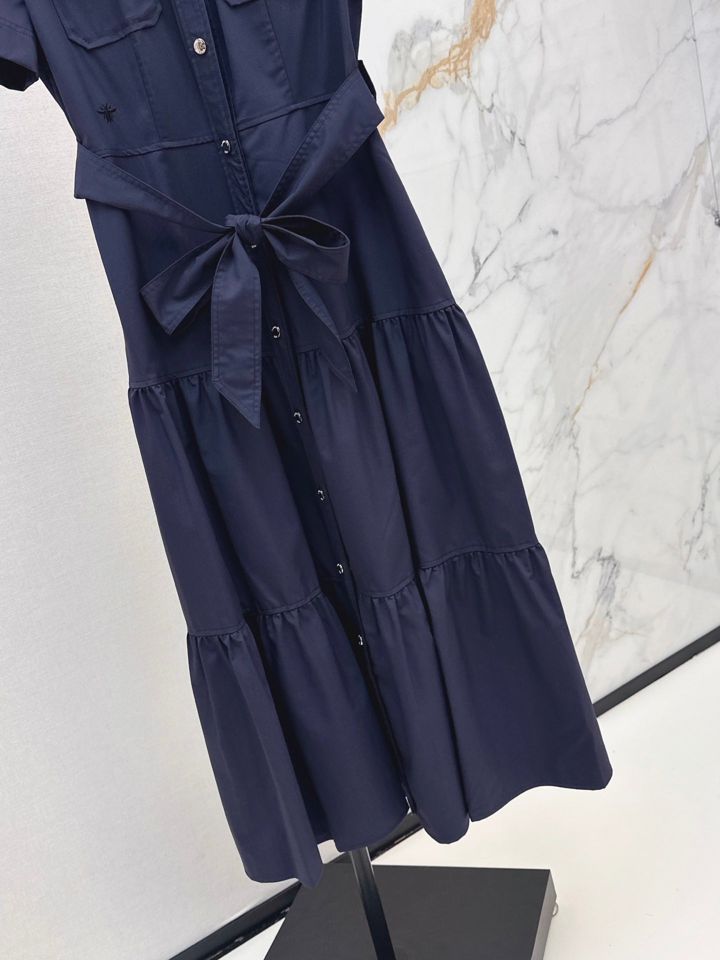 26SS NEW Bee Embroidered Long Dress 🖤