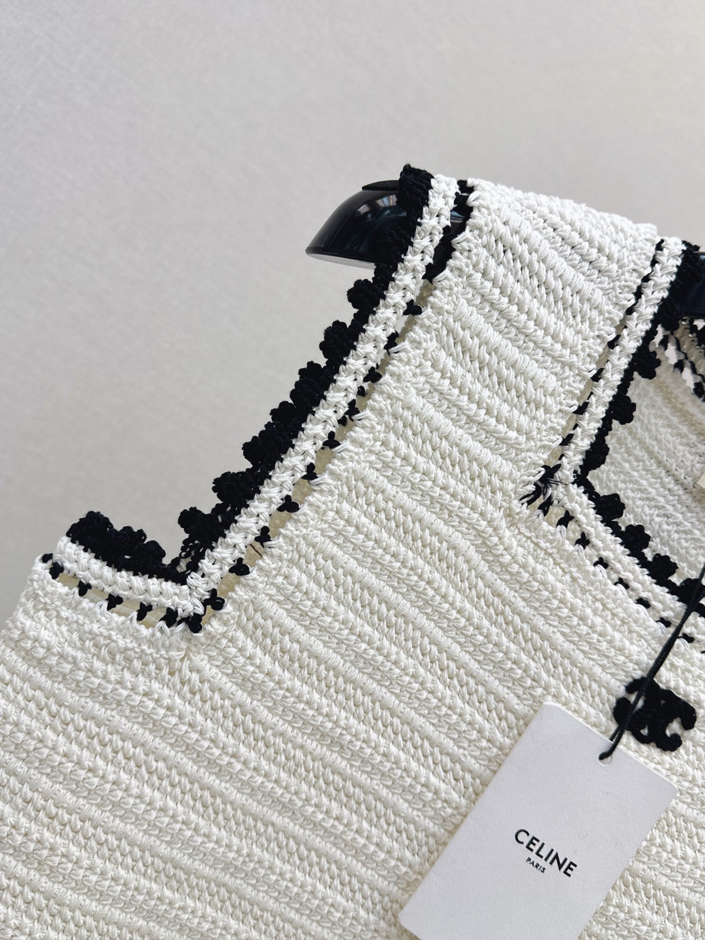 26SS NEW Color-blocked Trimmed Sleeveless Short Knit Vest 🖤