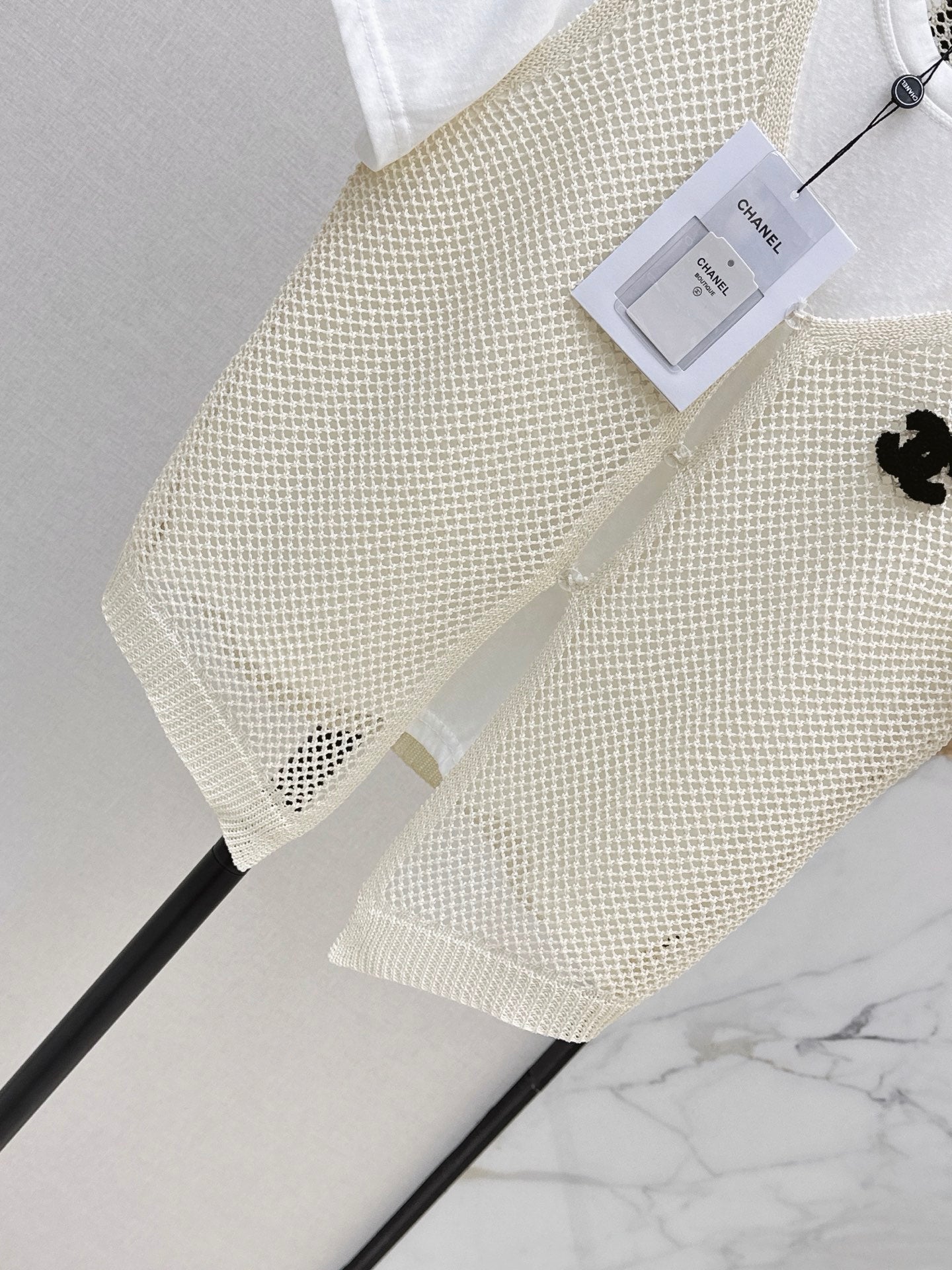 26SS NEW Hollow-out Knitted Vest Two-Piece Set 🤍