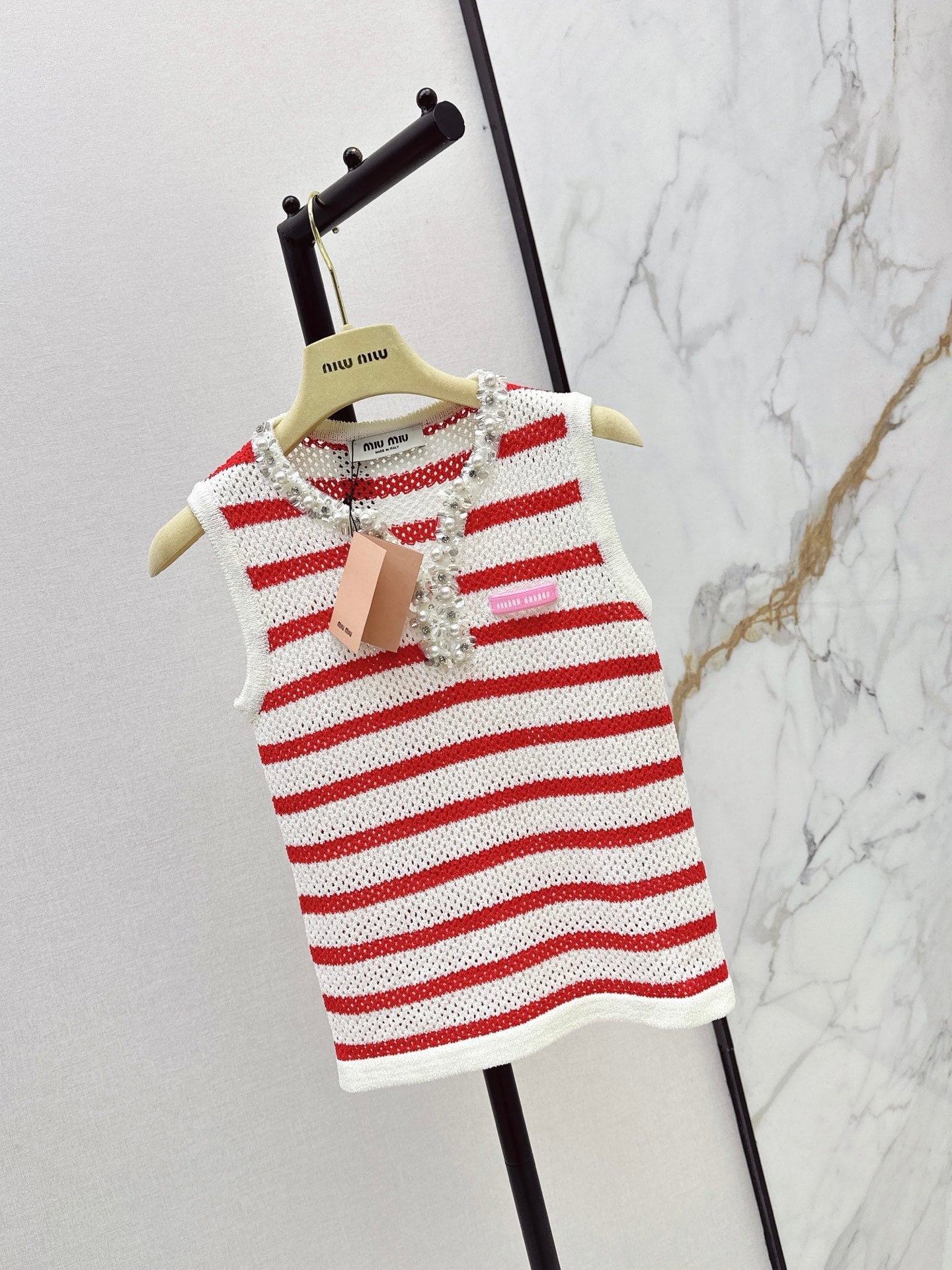 26SS NEW Color Block Striped Knit Vest 🤍