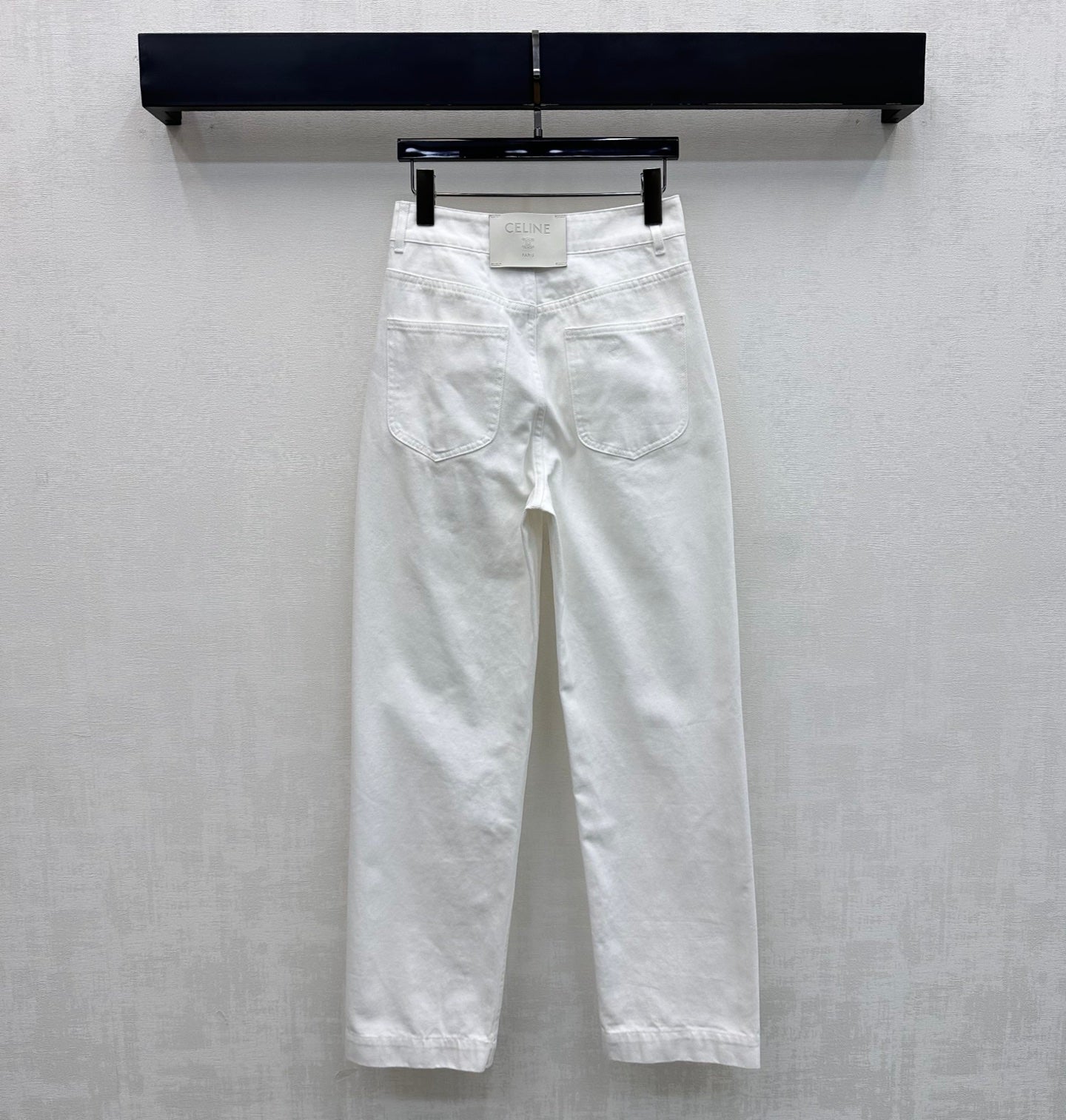 26SS NEW Metal Chain Buckle Jeans