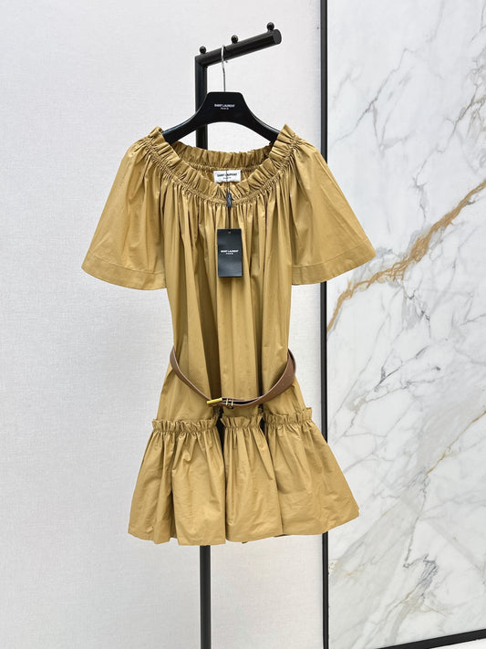 26FW New Khaki Dress with Belt Detail 🤎