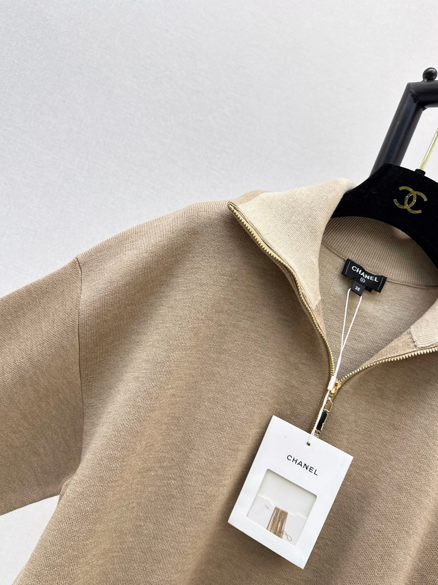 🔥Highest Quality🔥26FW New Métiers d'Art Collection Half-Zip Knit Sweatshirt 🤎