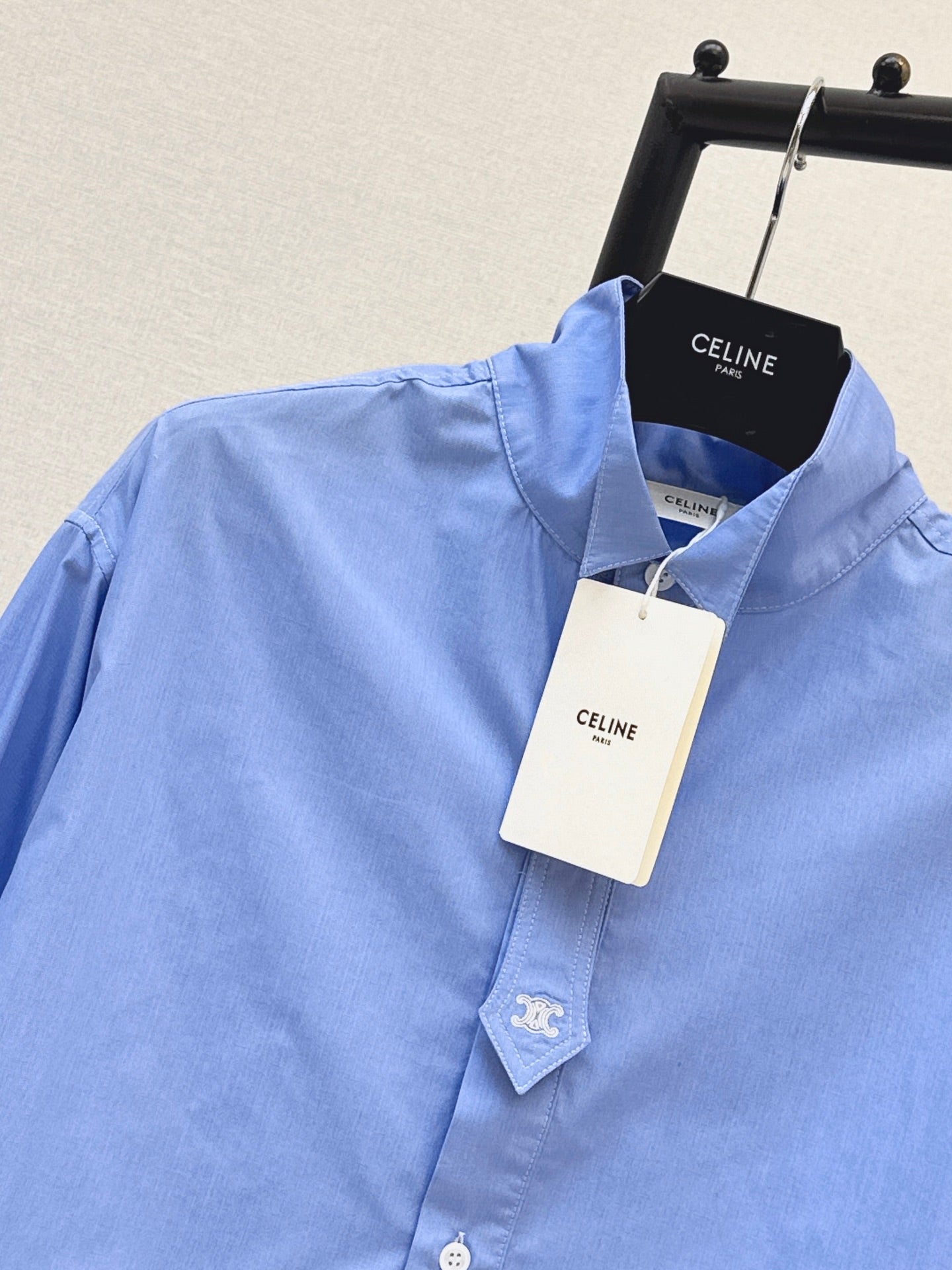 26FW New Loose-Fit Stand-Collar Shirt 🩵