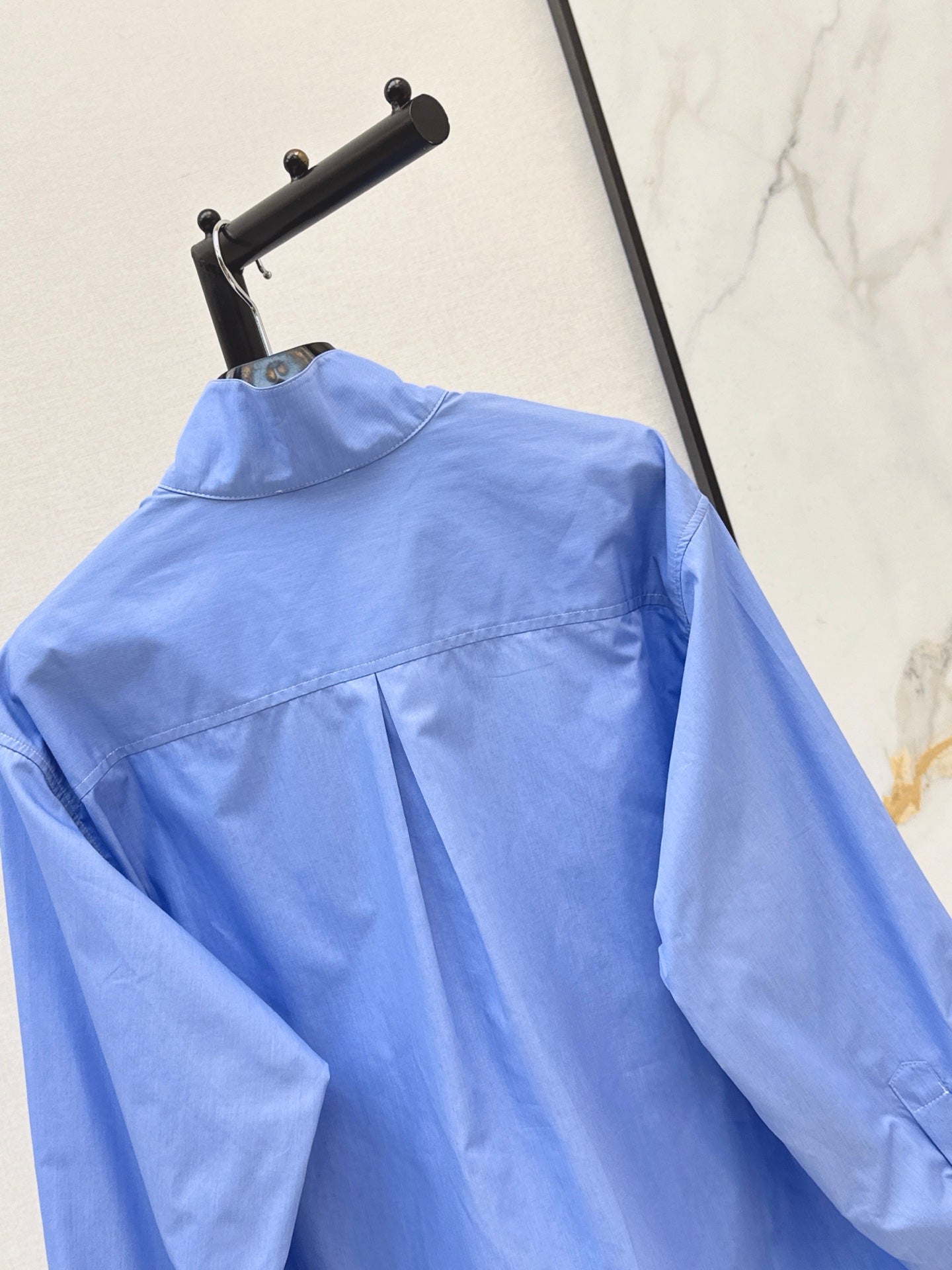 26FW New Loose-Fit Stand-Collar Shirt 🩵