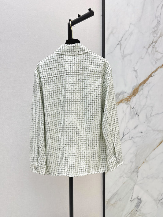 26FW New "Chanel-style" Woven Bouclé Shirt-Jacket 🤍