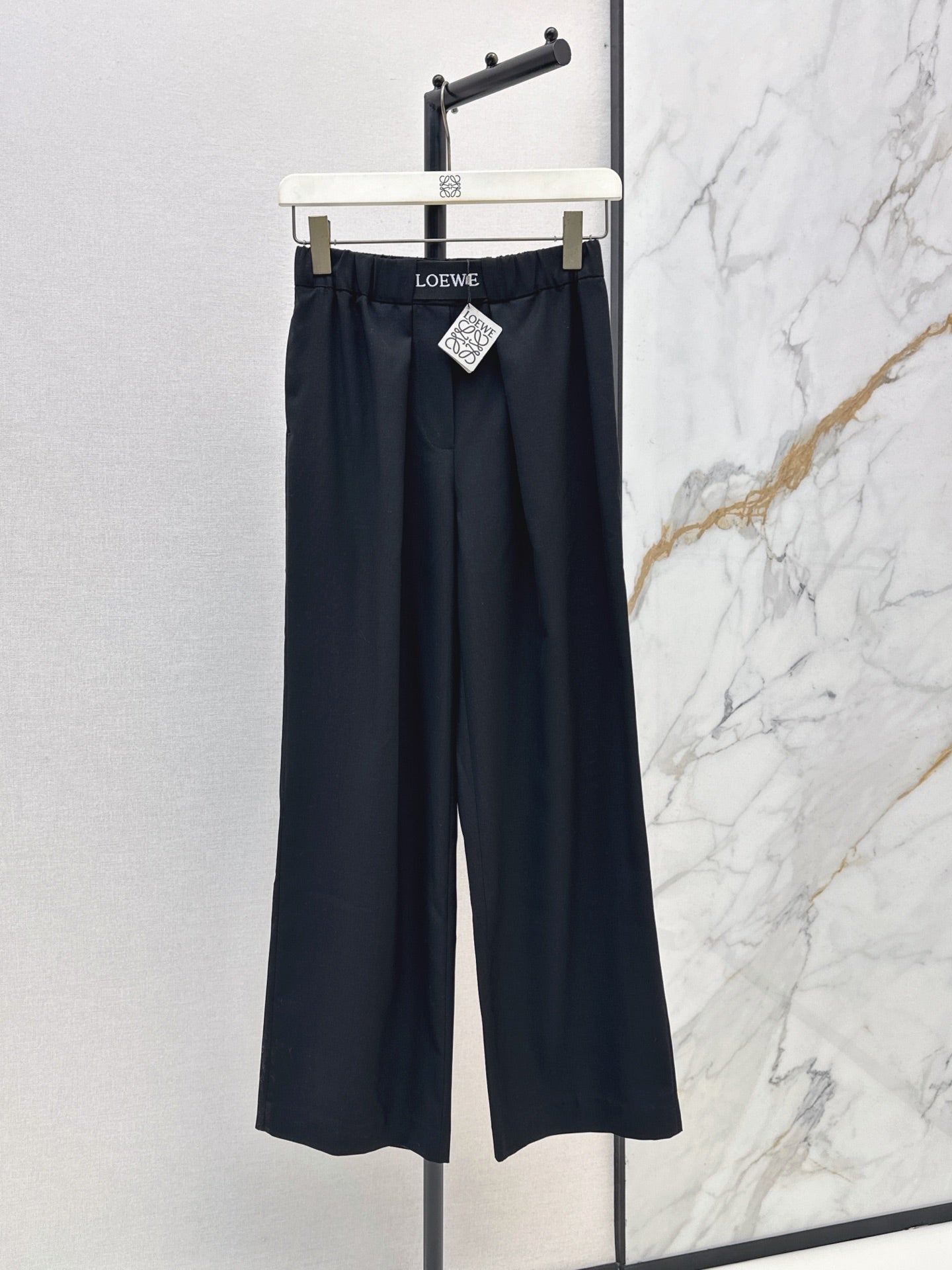 26FW New Elastic-Waist Wide-Leg Trousers 🖤