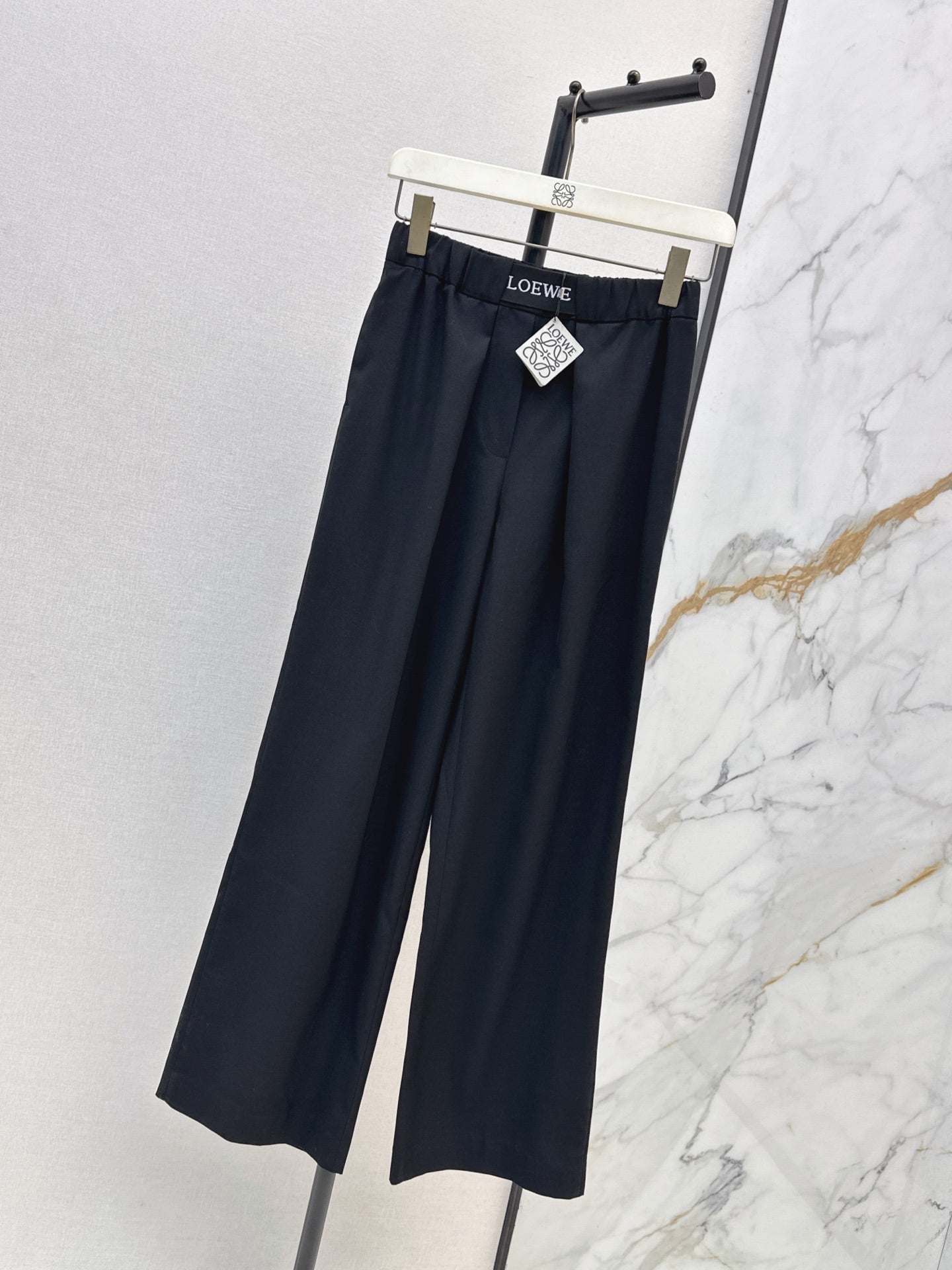 26FW New Elastic-Waist Wide-Leg Trousers 🖤