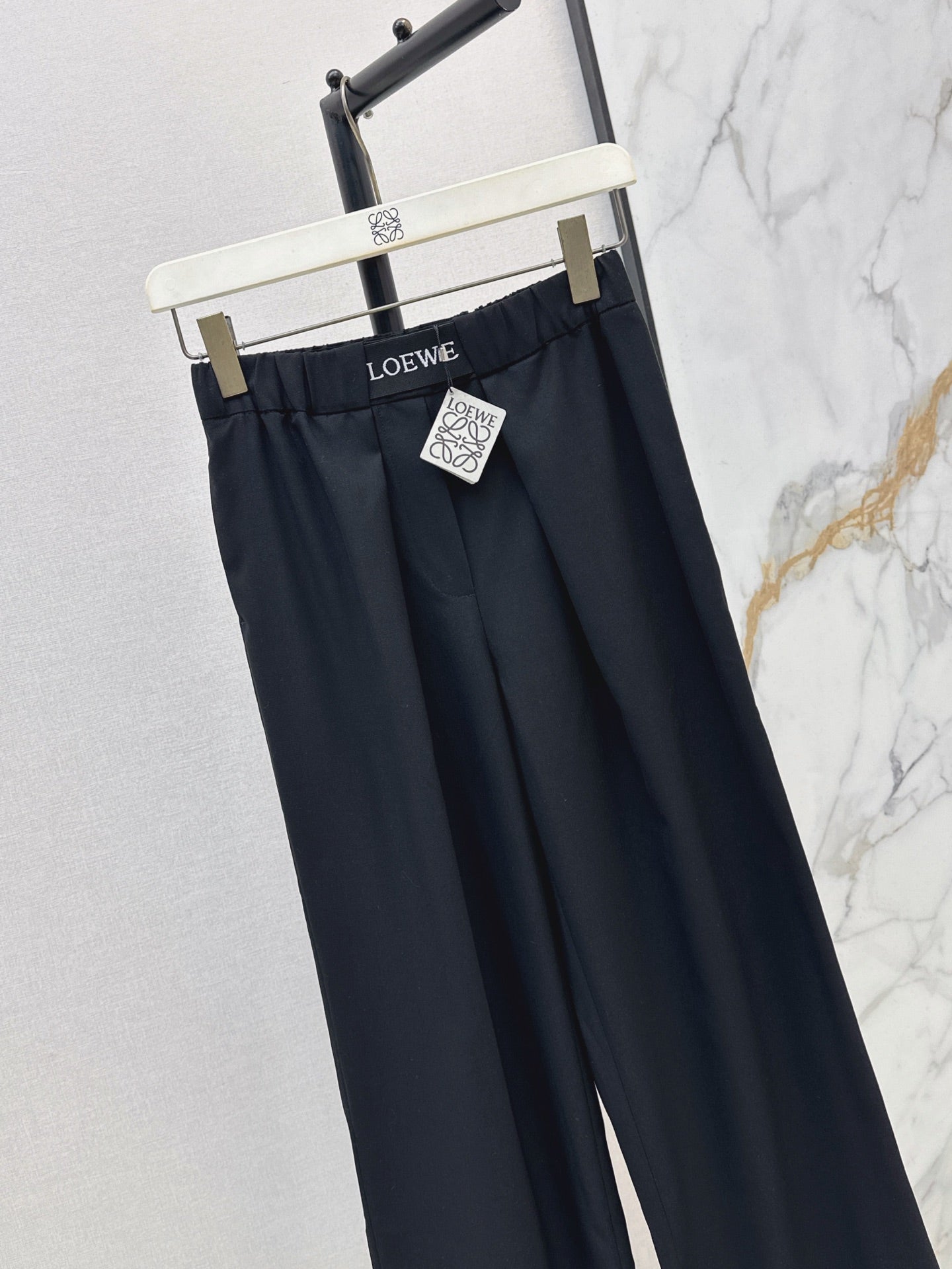 26FW New Elastic-Waist Wide-Leg Trousers 🖤