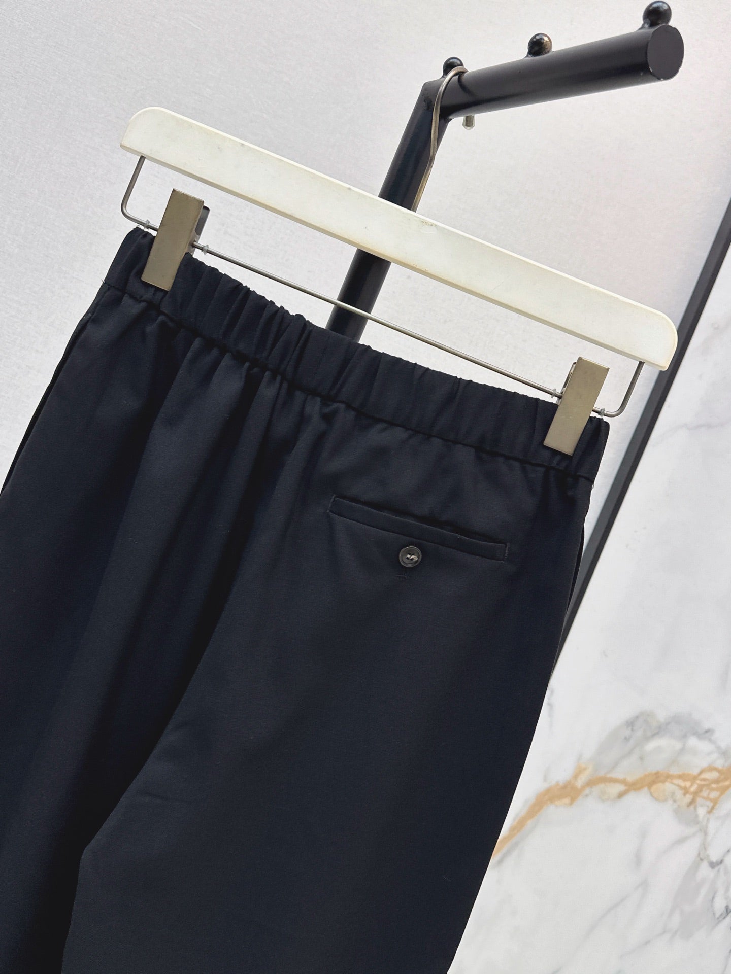 26FW New Elastic-Waist Wide-Leg Trousers 🖤