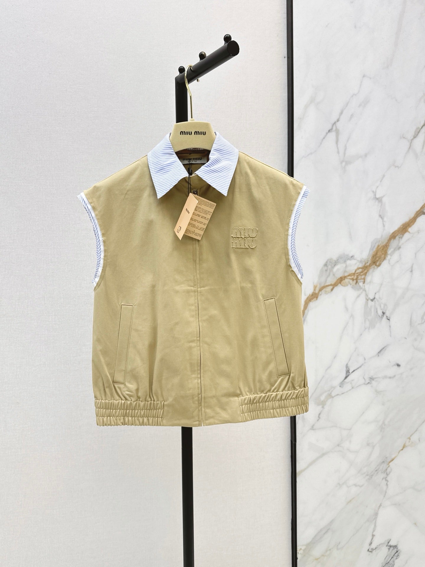 26FW New Color-Block Lapel Vest 🤎
