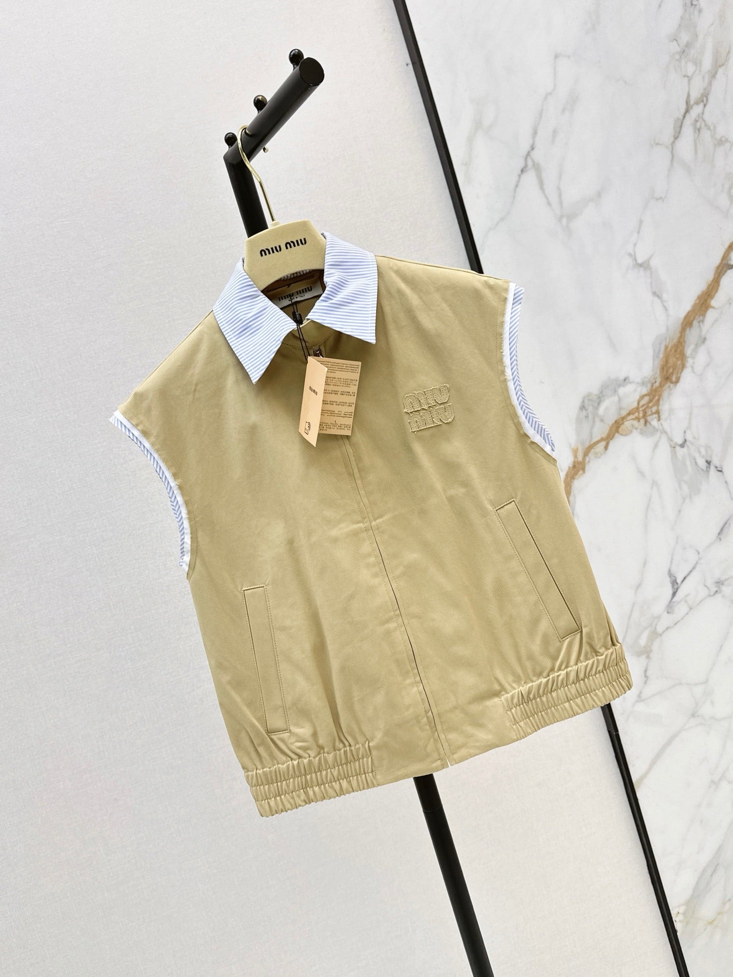 26FW New Color-Block Lapel Vest 🤎