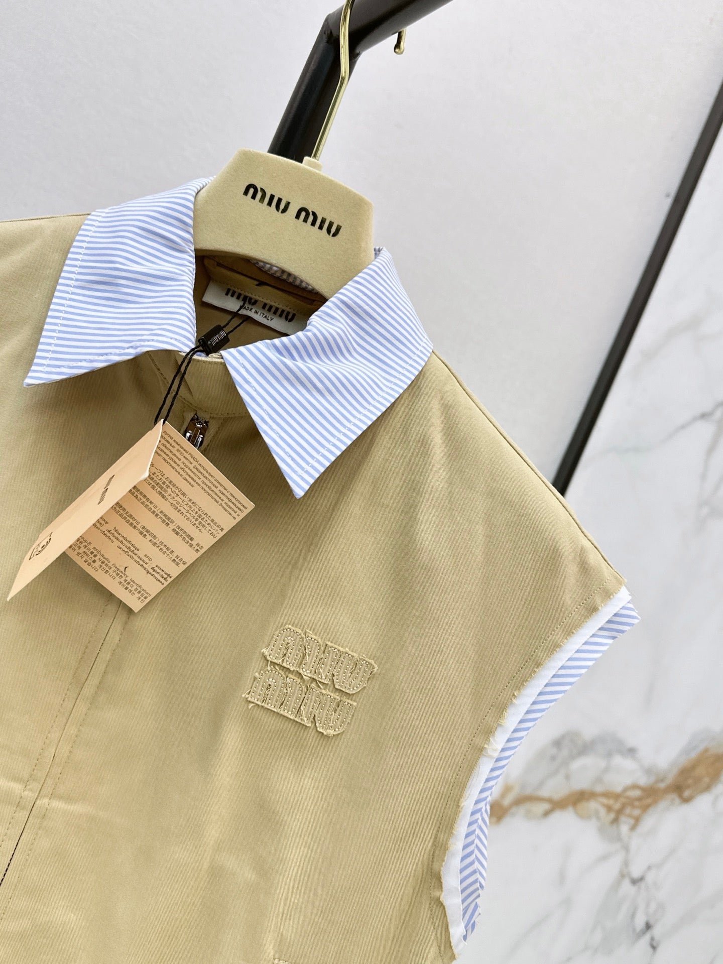 26FW New Color-Block Lapel Vest 🤎