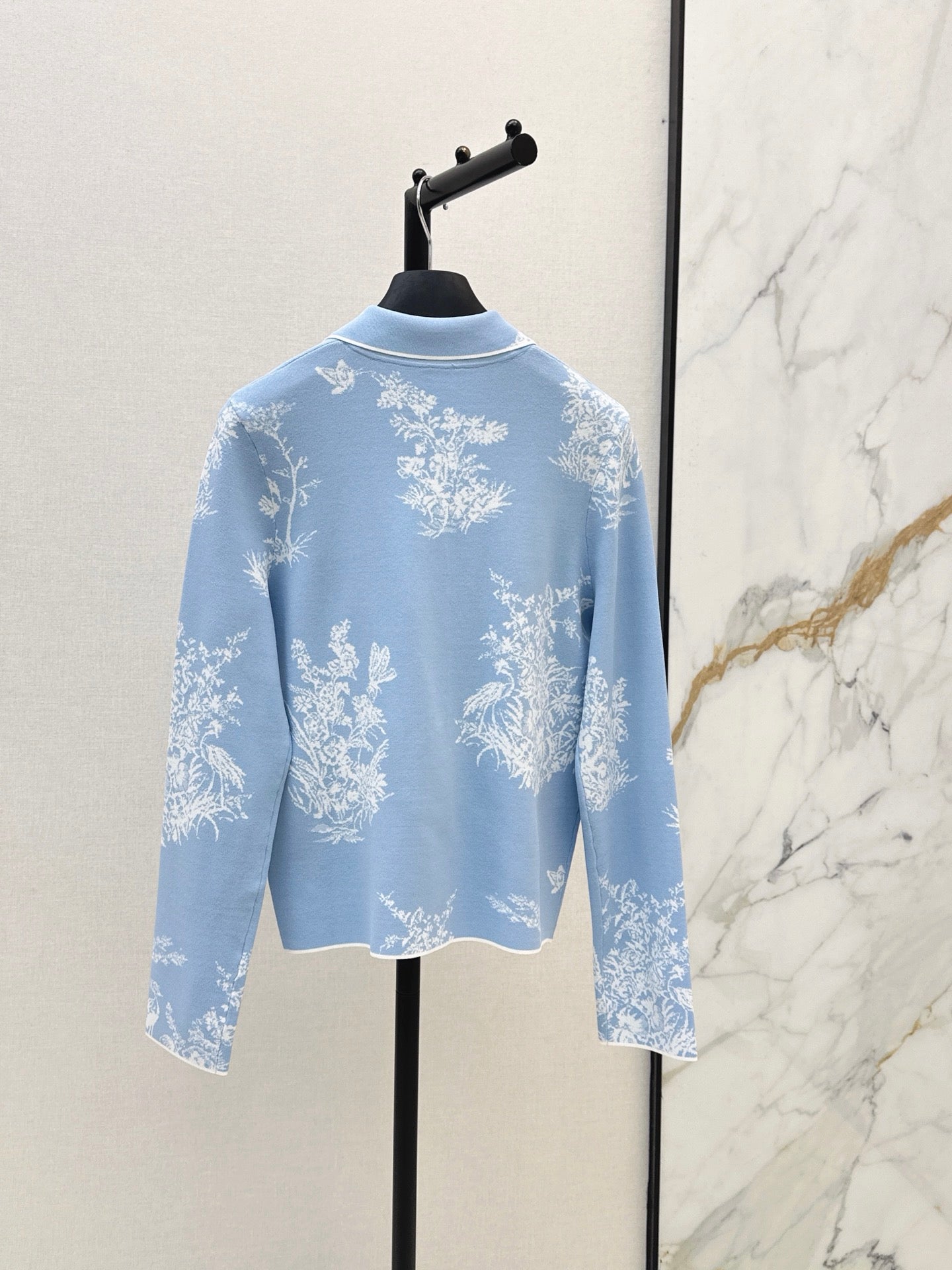 26FW New Knitted Collared Cardigan 🩵