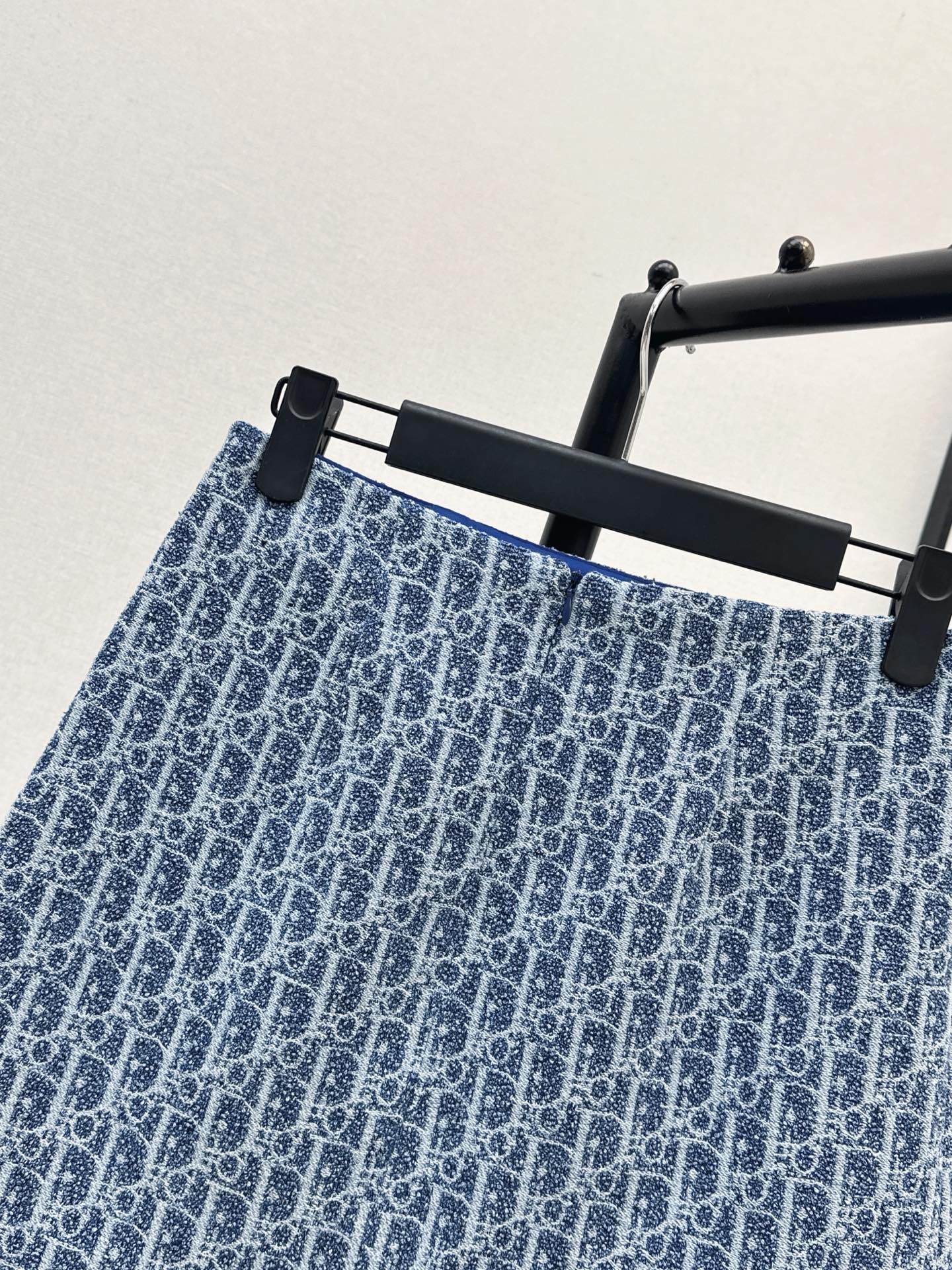 ❤️‍🔥Limited edition❤️‍🔥26FW New Blue Tweed Classic Monogram Skirt 🩵