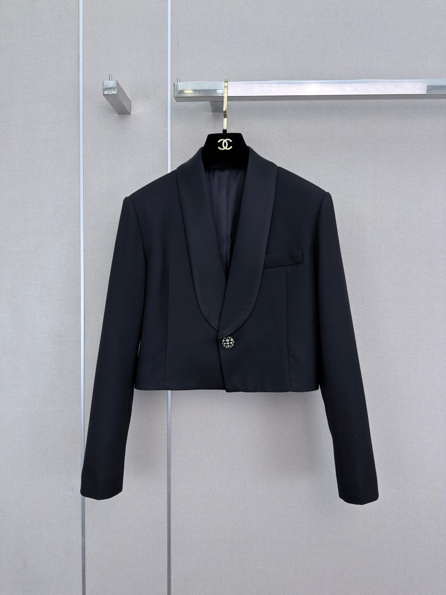26FW New Acetate Lapel Blazer