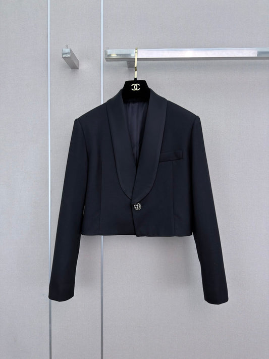 26FW New Acetate Lapel Blazer