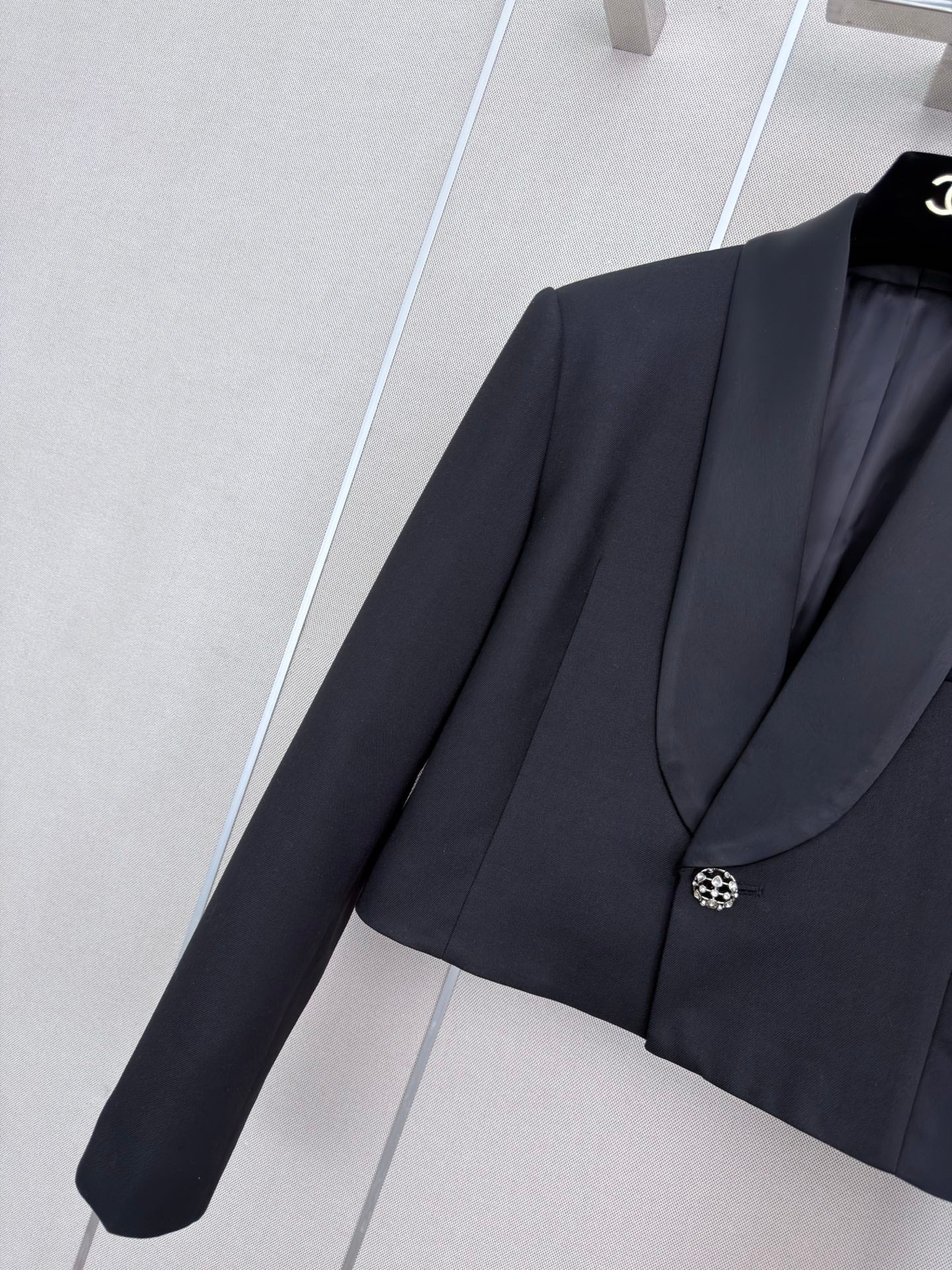 26FW New Acetate Lapel Blazer