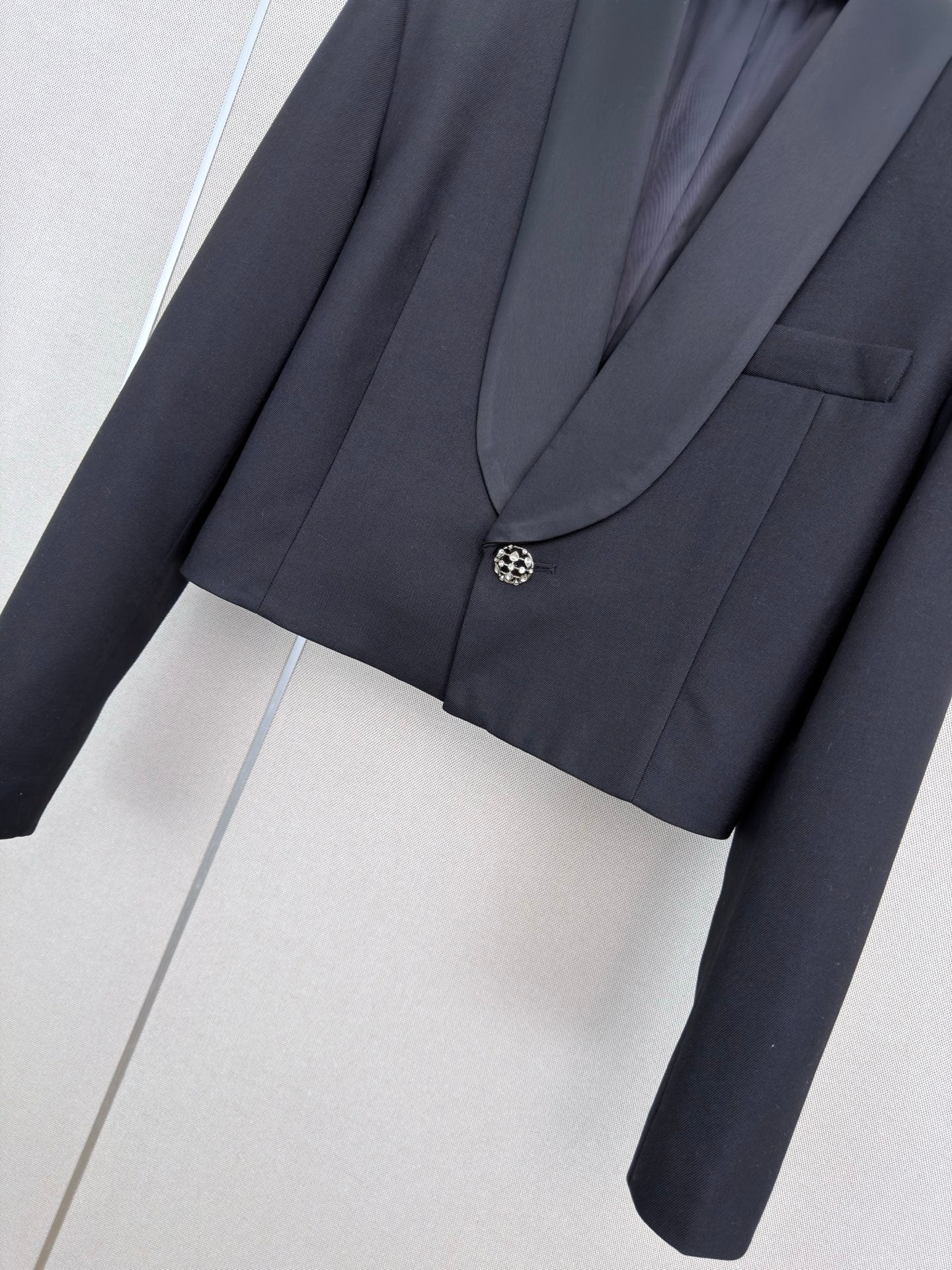 26FW New Acetate Lapel Blazer