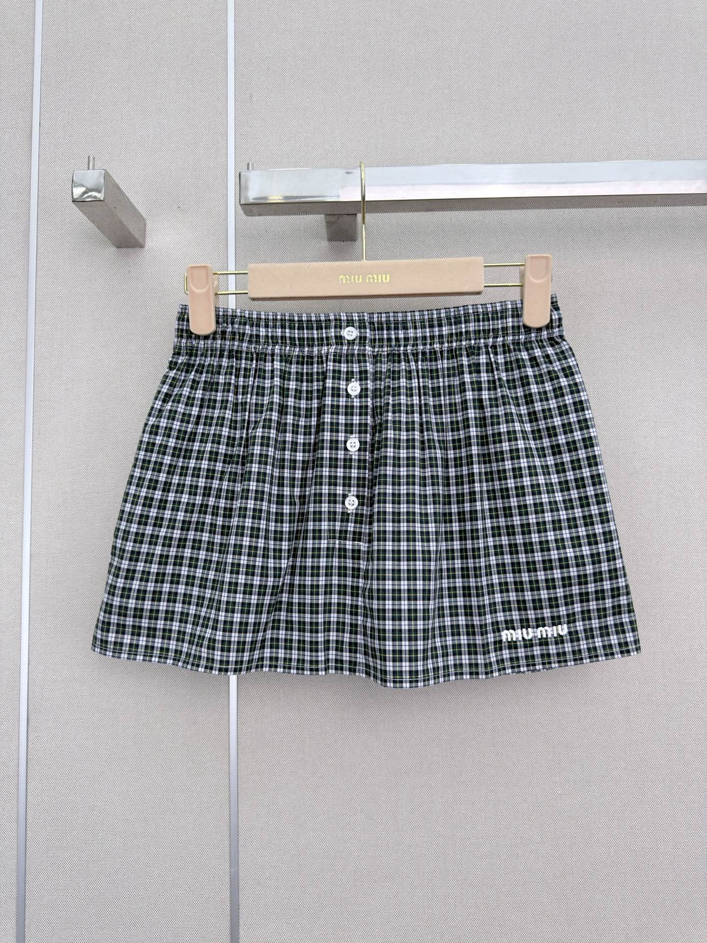 🔥Highest Quality🔥26FW New Plaid Mini Skirt with Elastic Waist