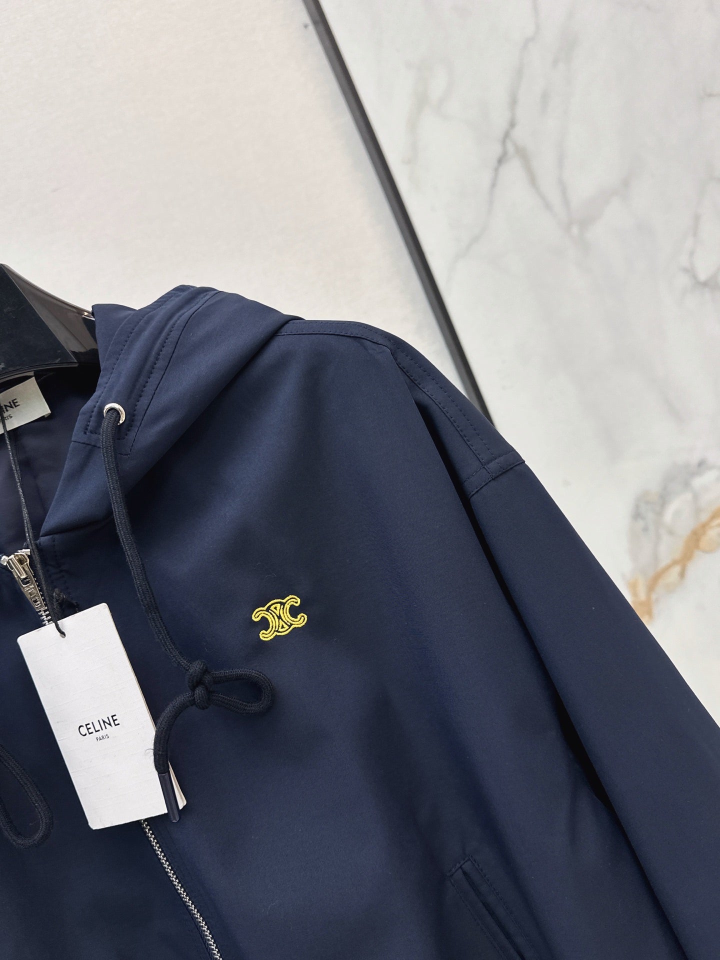 🔥Highest Quality🔥26FW New Triomphe Embroidery Hooded Jacket 🖤