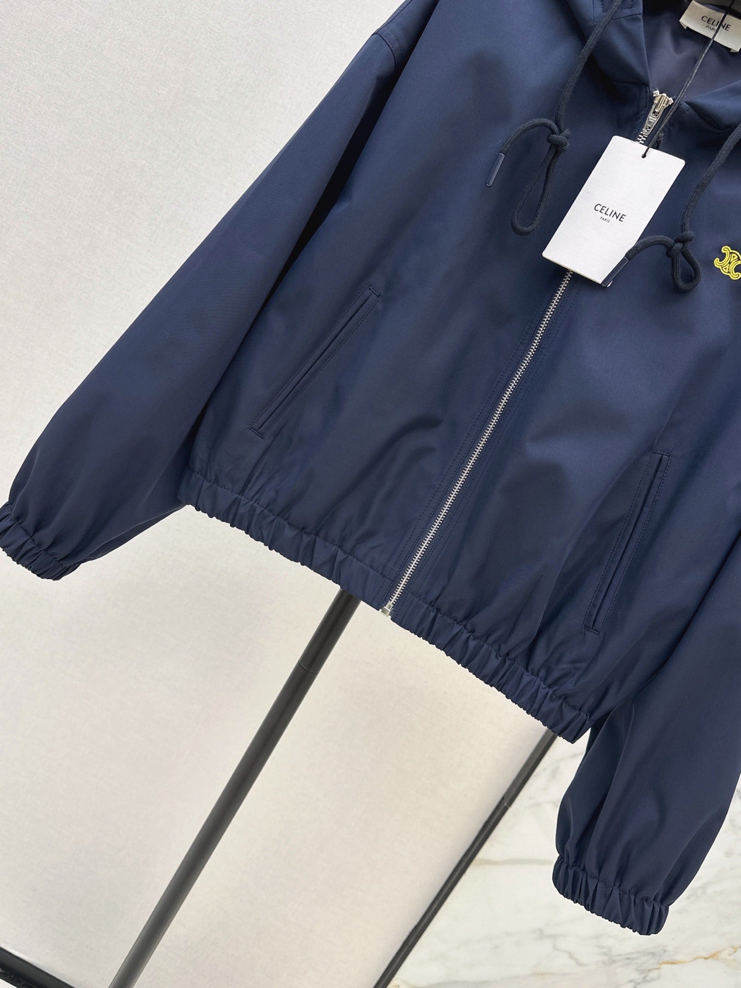 🔥Highest Quality🔥26FW New Triomphe Embroidery Hooded Jacket 🖤