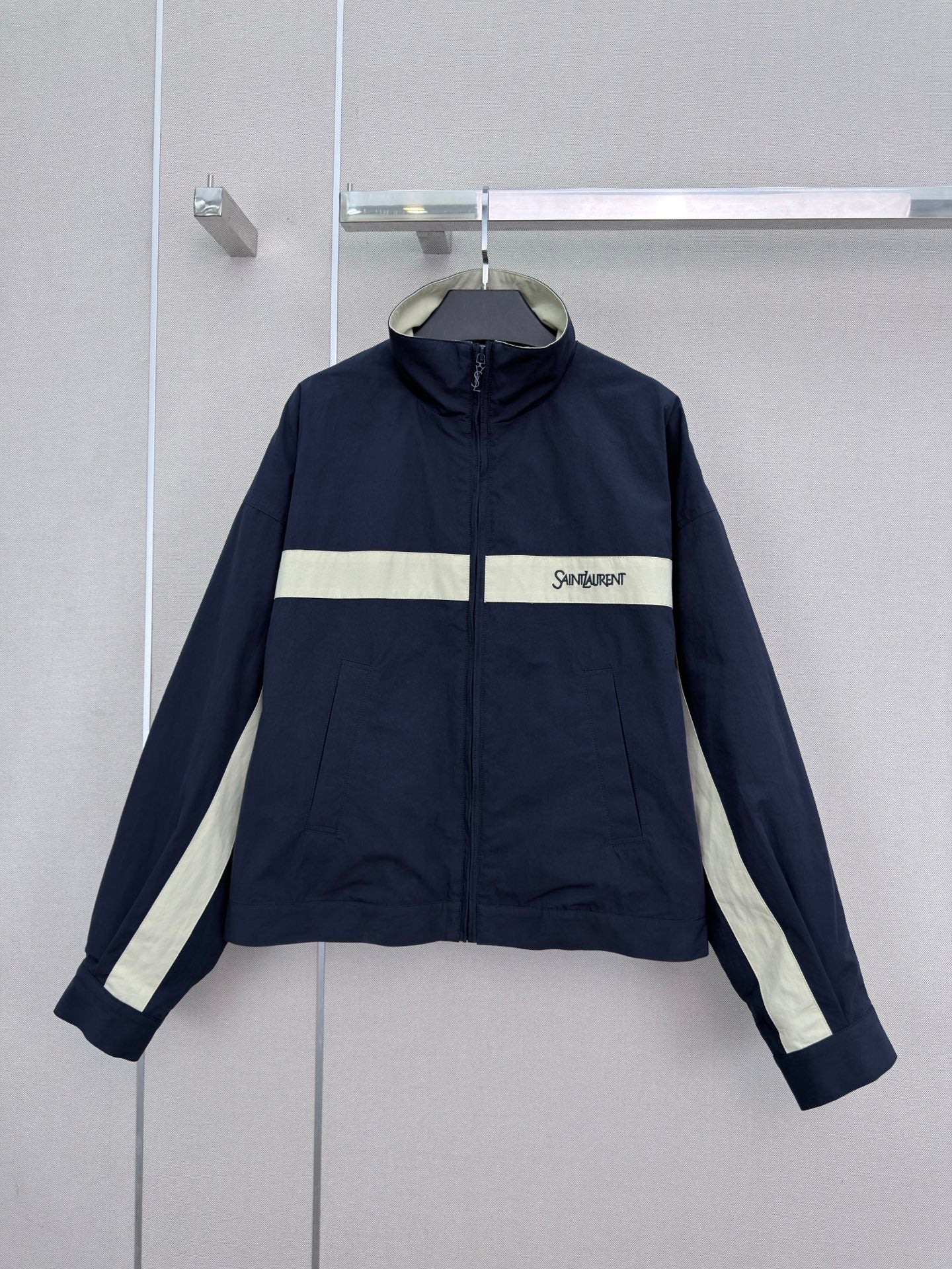 🔥HOT🔥  26FW New Color-Block Stand-Collar Jacket