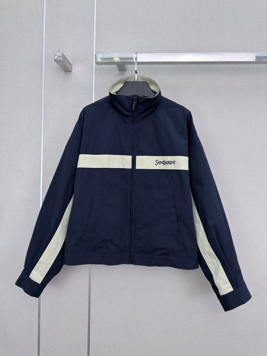 🔥HOT🔥  26FW New Color-Block Stand-Collar Jacket