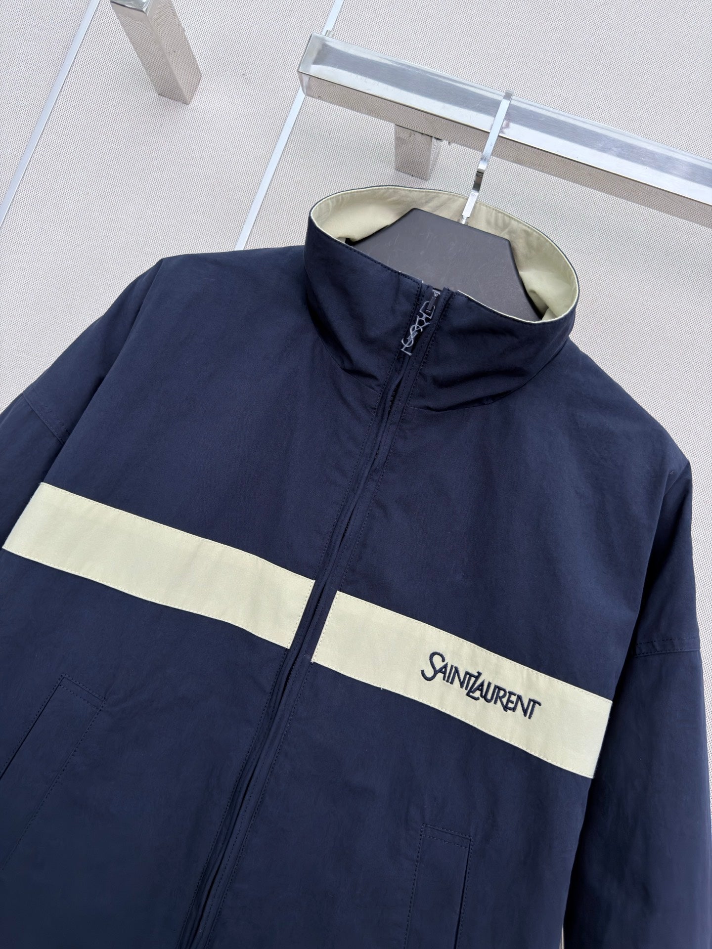 🔥HOT🔥  26FW New Color-Block Stand-Collar Jacket