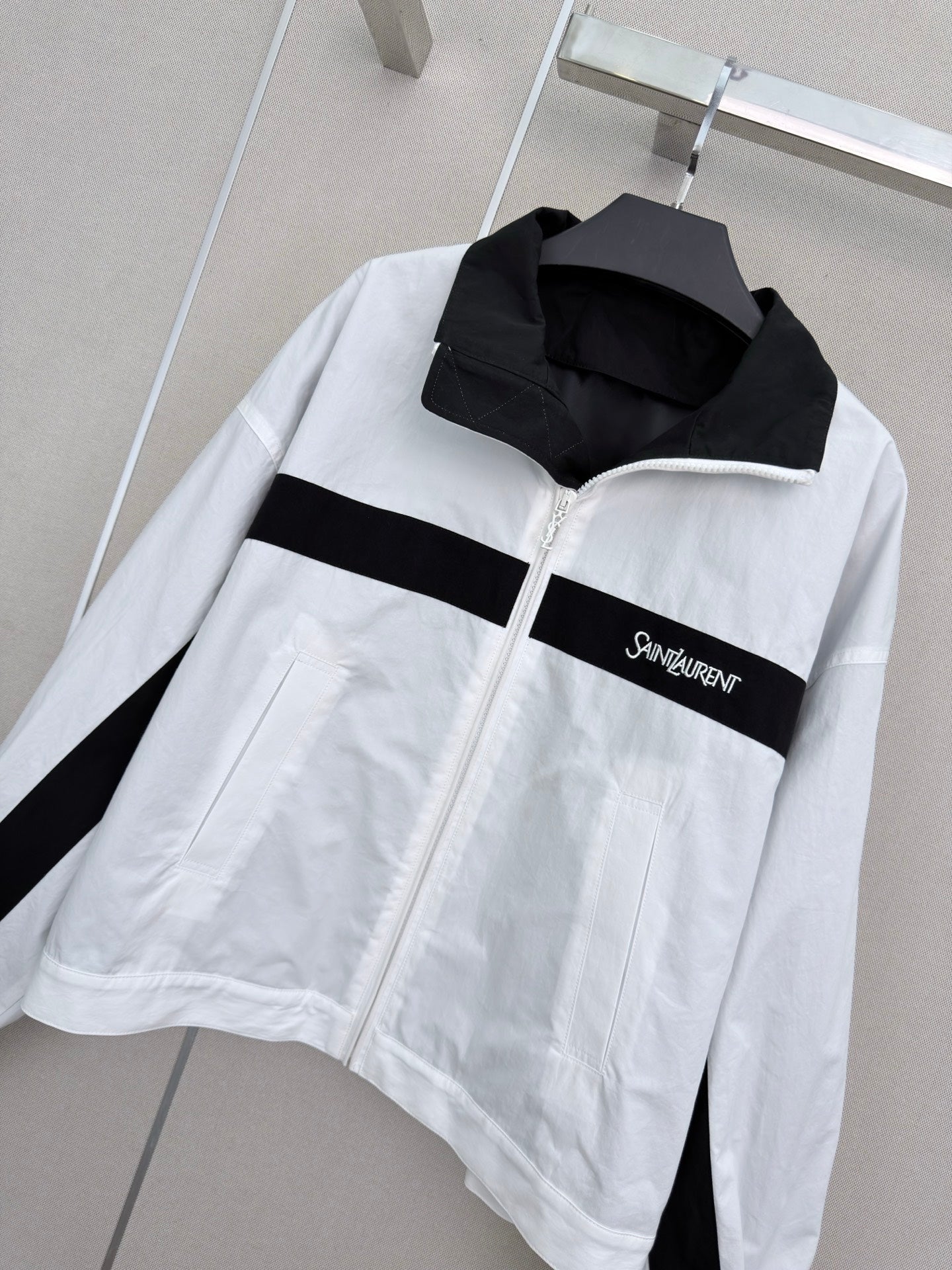 🔥HOT🔥  26FW New Color-Block Stand-Collar Jacket