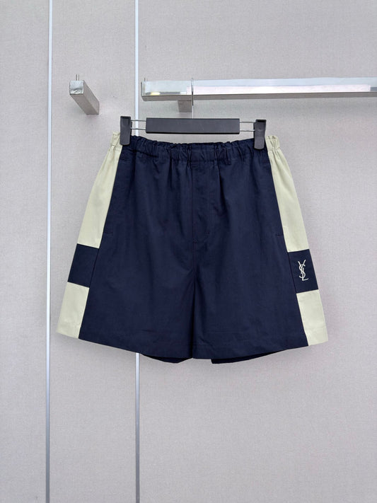 🔥HOT🔥 26FW New Color-Block Elastic-Waist Shorts