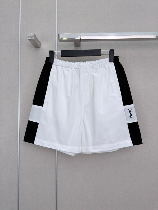 🔥HOT🔥 26FW New Color-Block Elastic-Waist Shorts