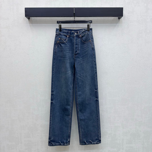 🔥HOT🔥26FW New Straight-Leg Jeans with Leather Patch