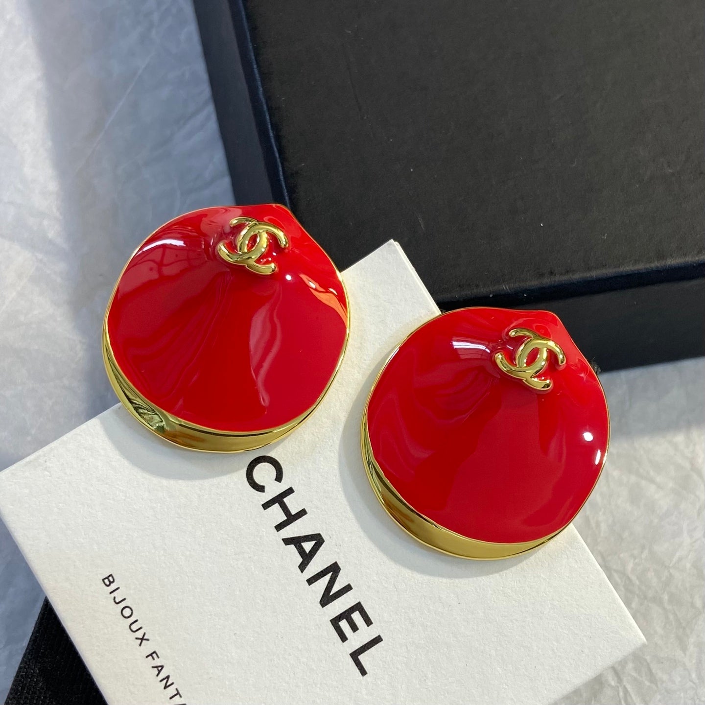 🔥HOT🔥26FW New Coco Beach Enamel Shell Double-C Stud Earrings