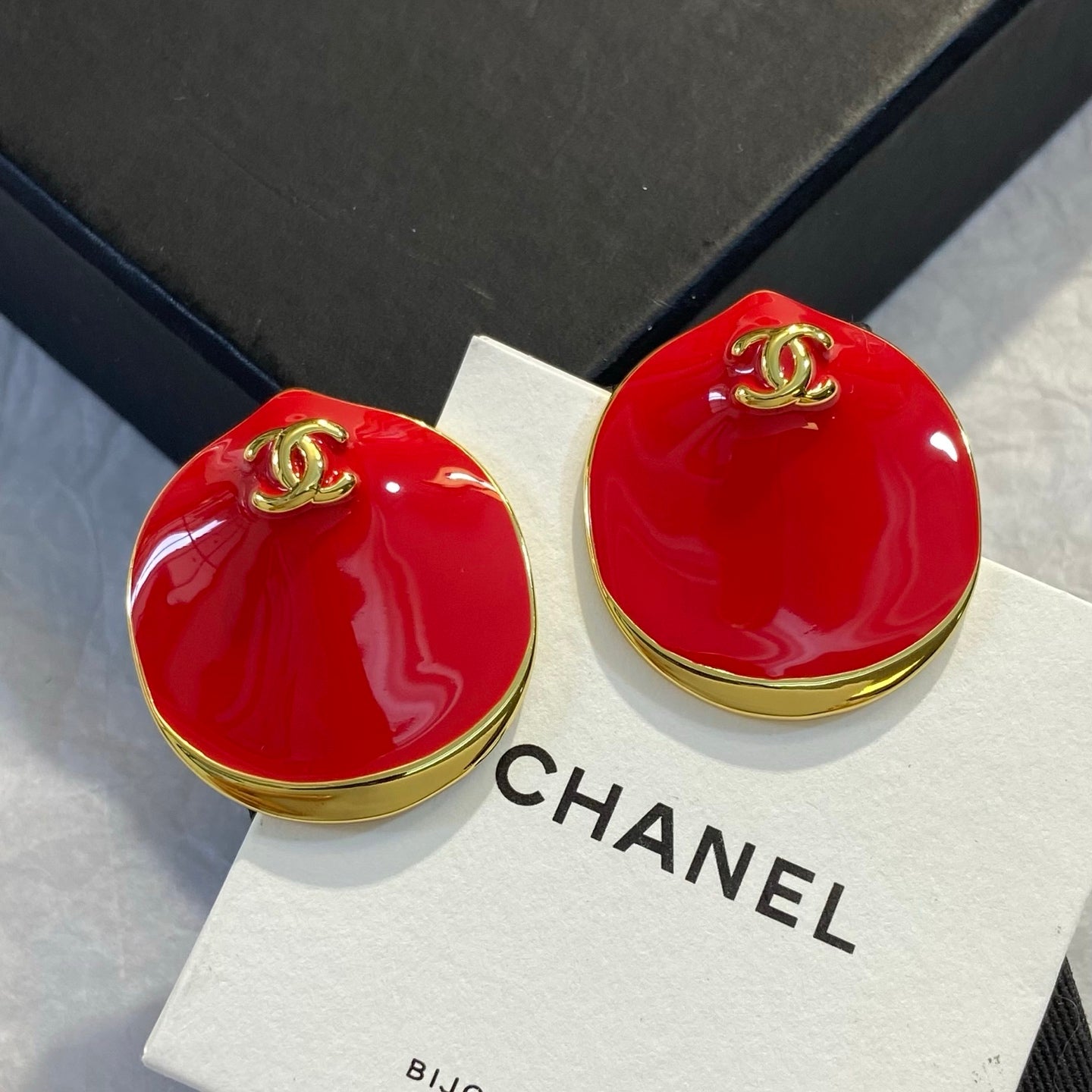 🔥HOT🔥26FW New Coco Beach Enamel Shell Double-C Stud Earrings