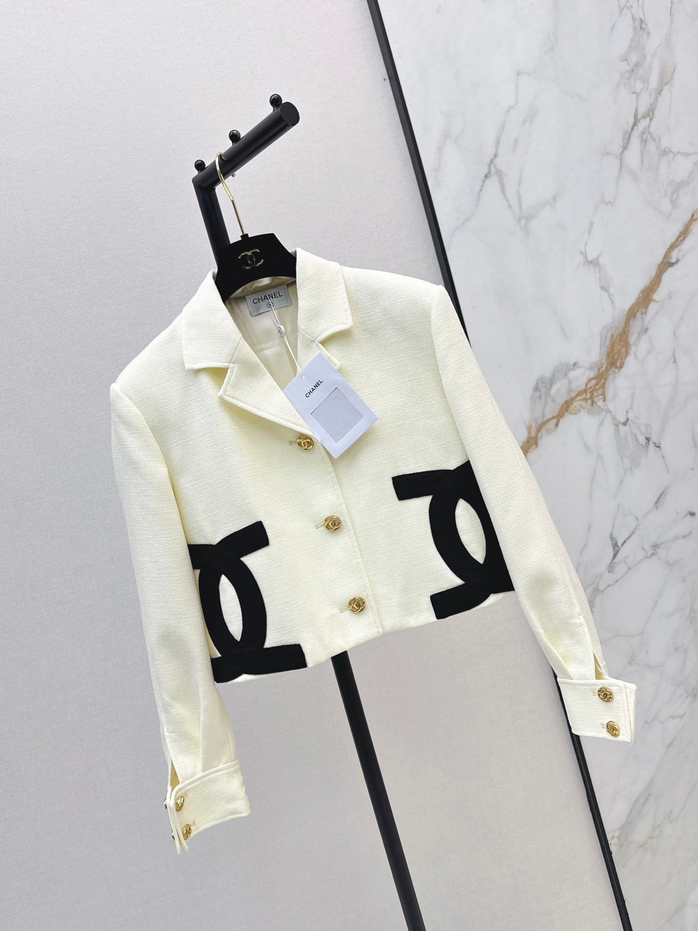 🔥Highest Quality🔥26FW New Runway-Style Cropped Knit Jacket 🤍