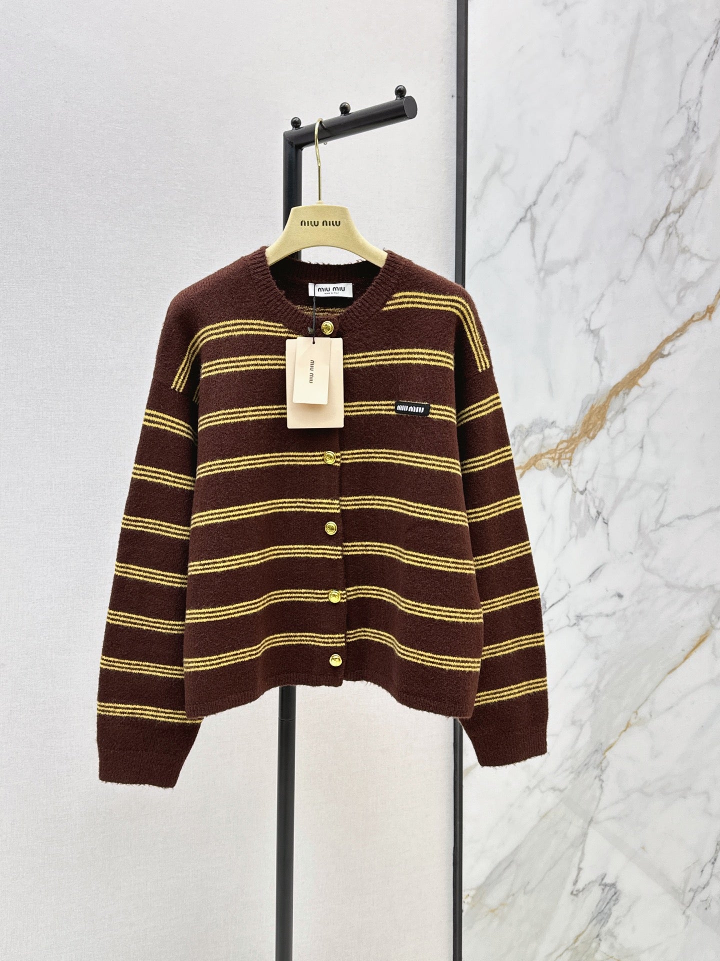 26FW New Striped Knit Cardigan 🤎