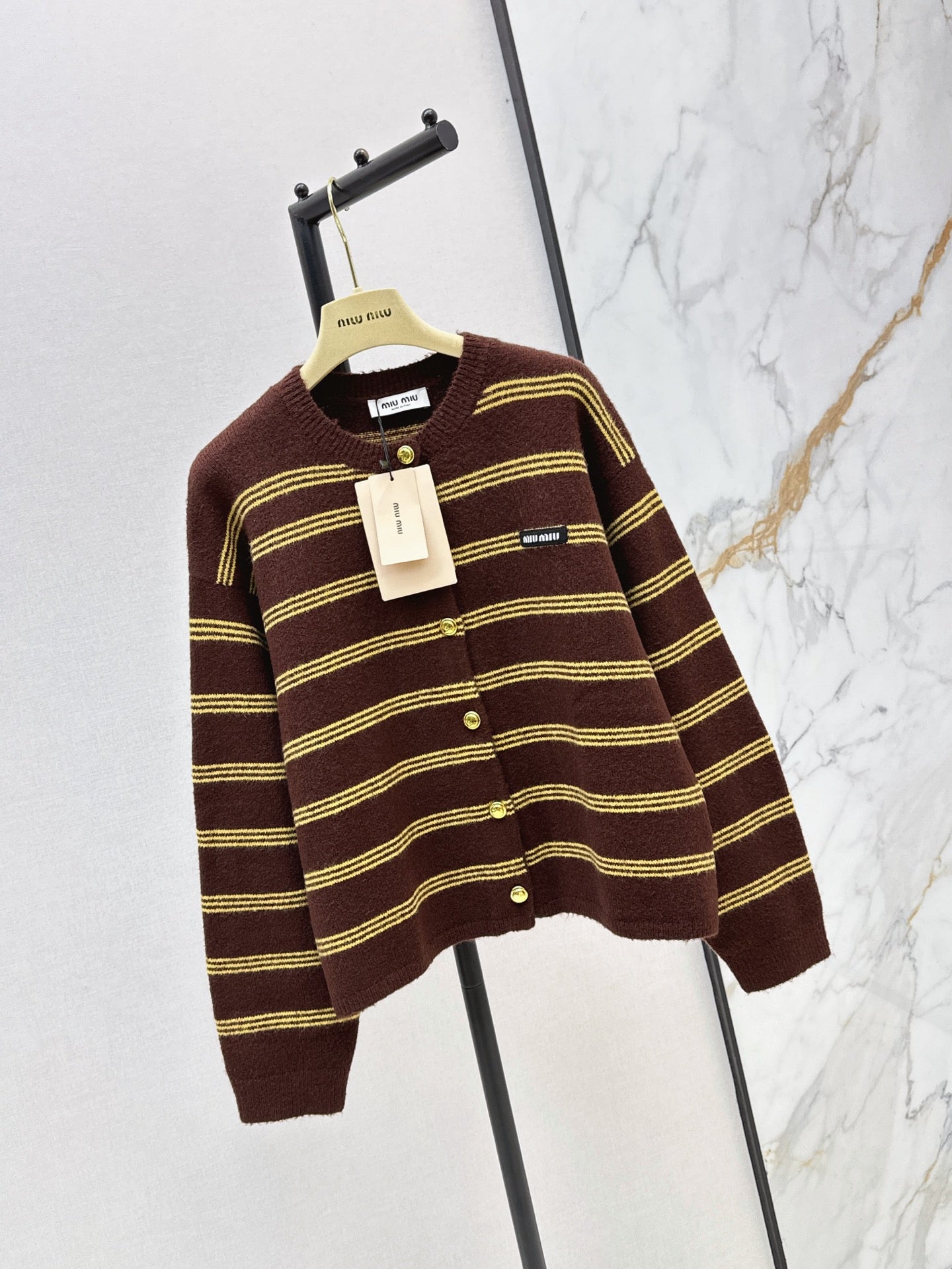 26FW New Striped Knit Cardigan 🤎