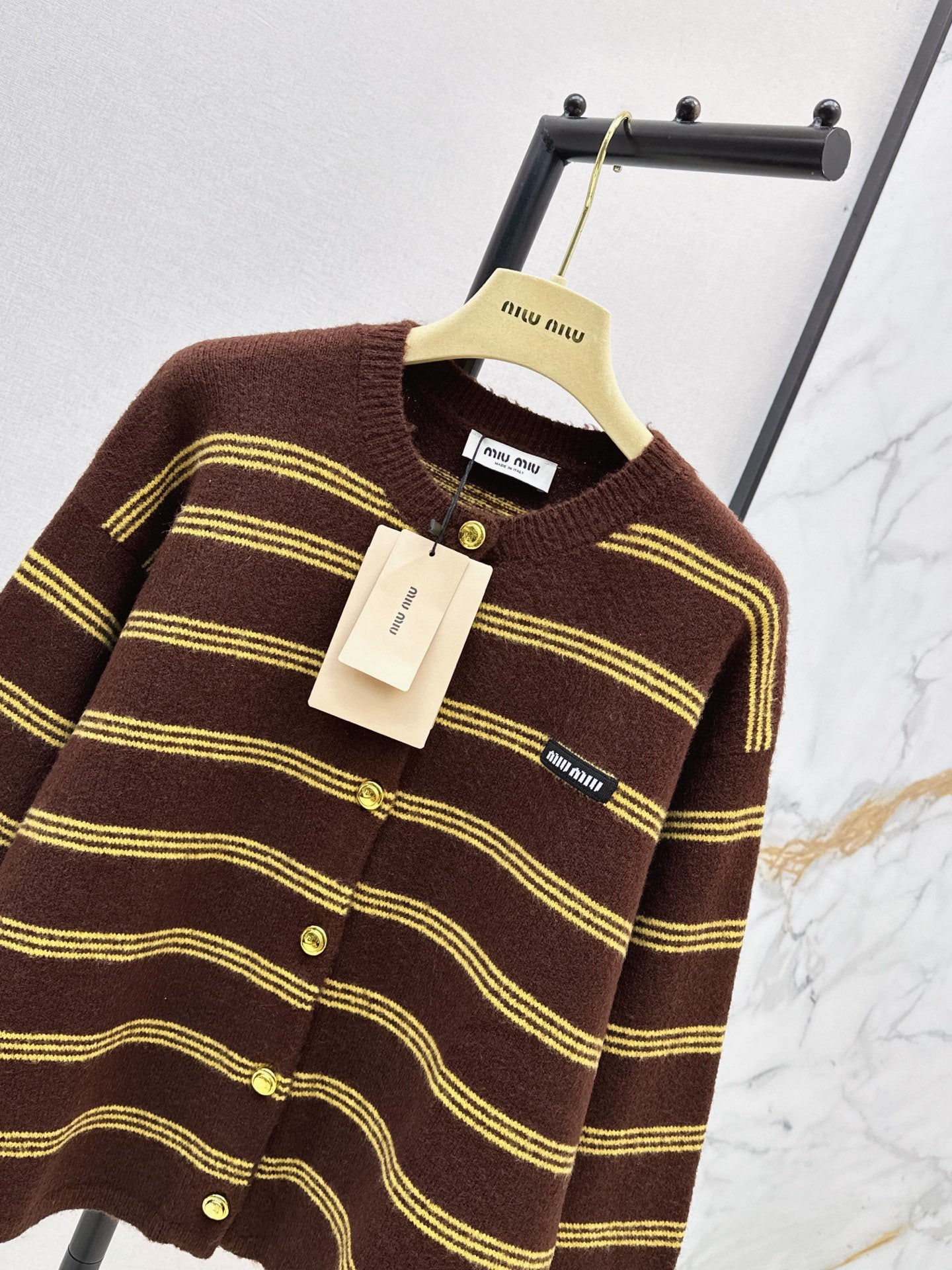 26FW New Striped Knit Cardigan 🤎