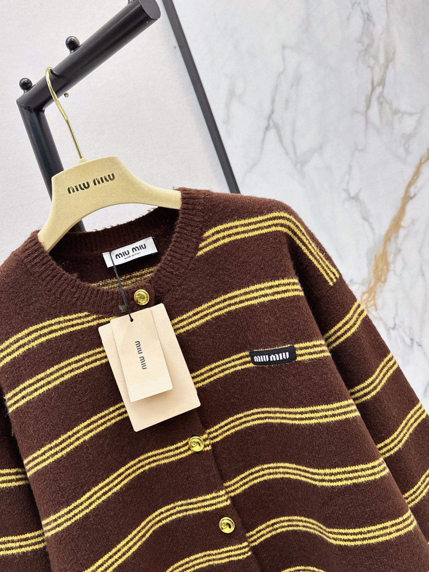 26FW New Striped Knit Cardigan 🤎