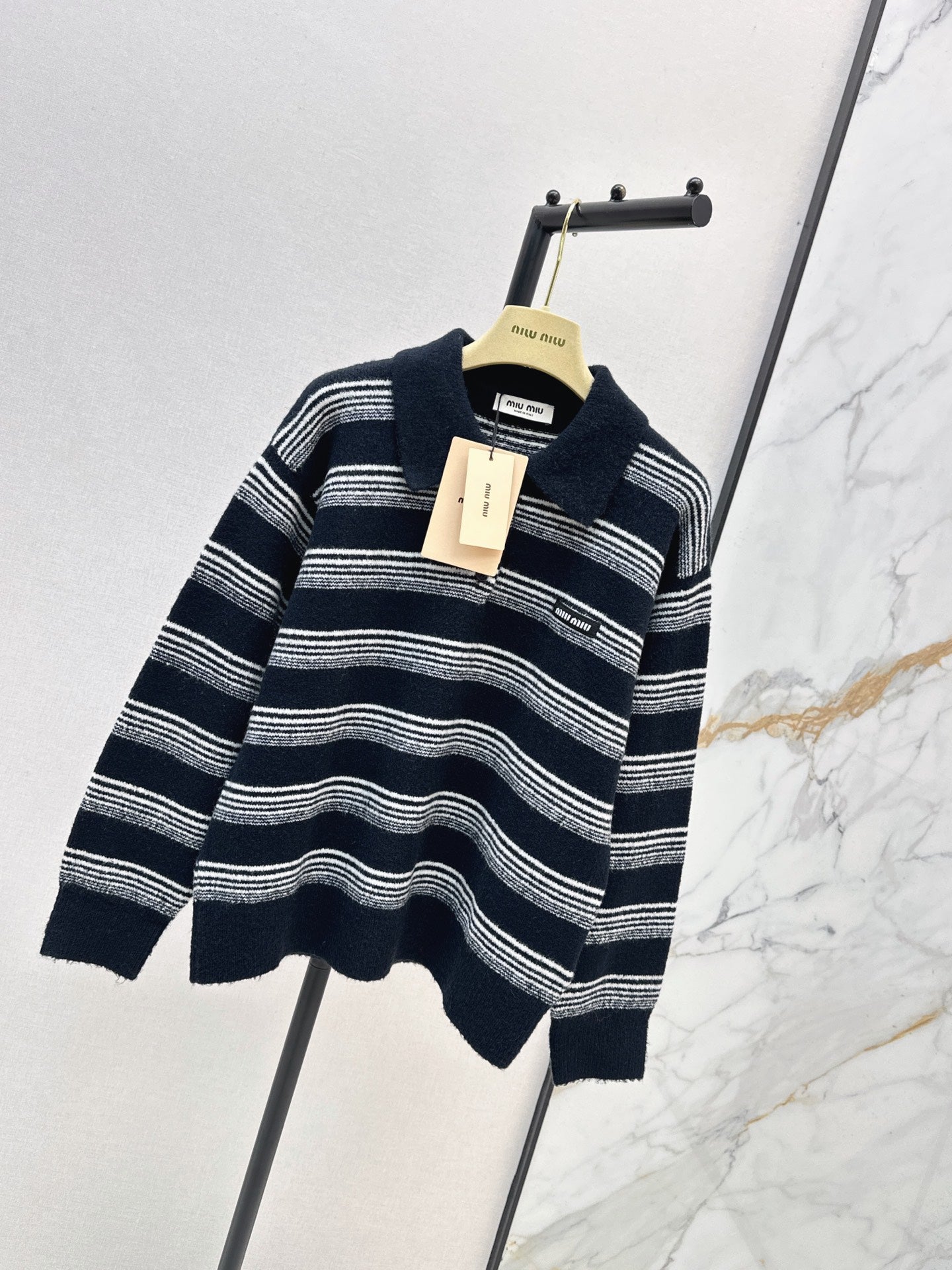 26FW New Striped Knit Polo 🤎
