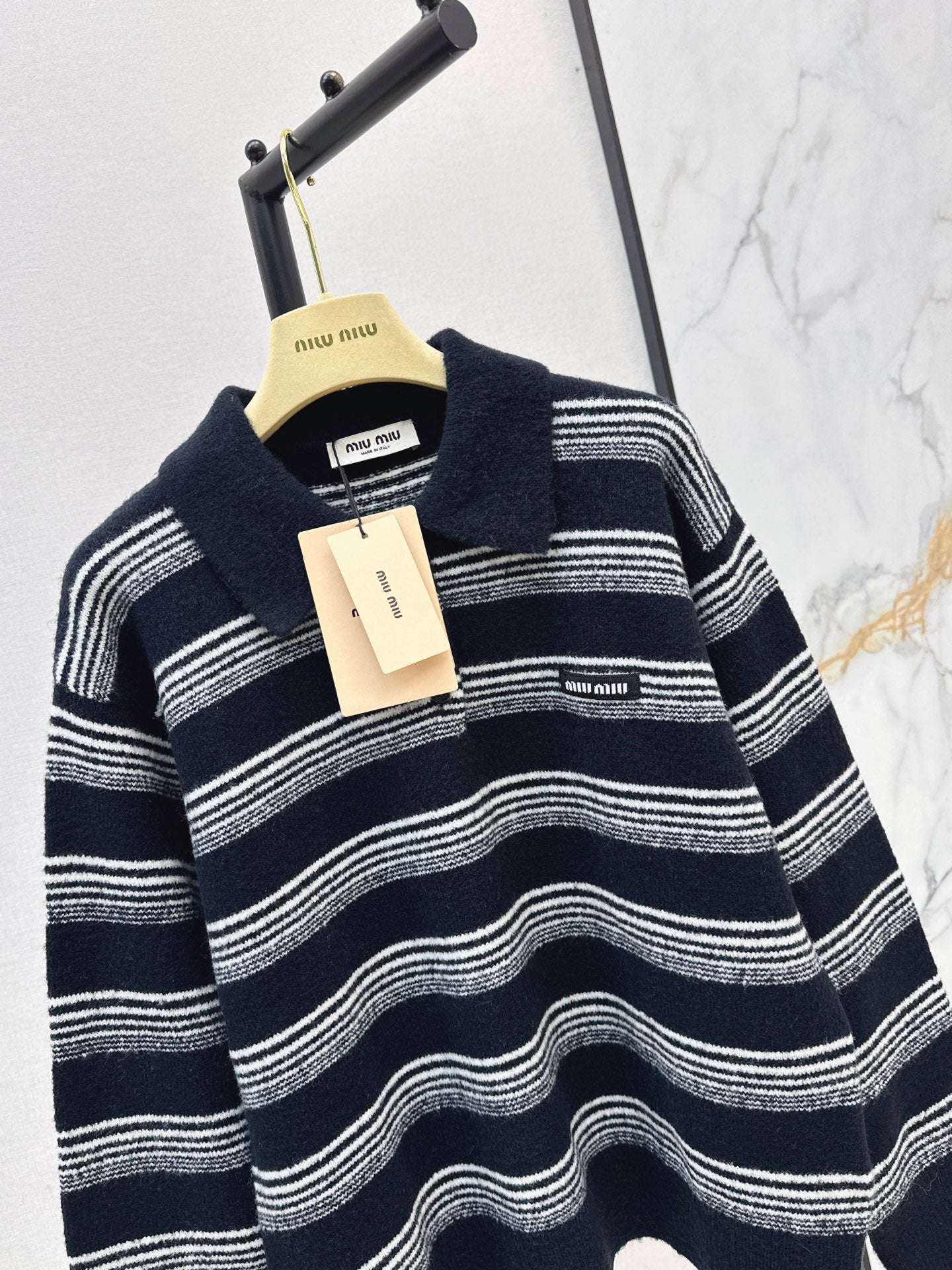 26FW New Striped Knit Polo 🤎