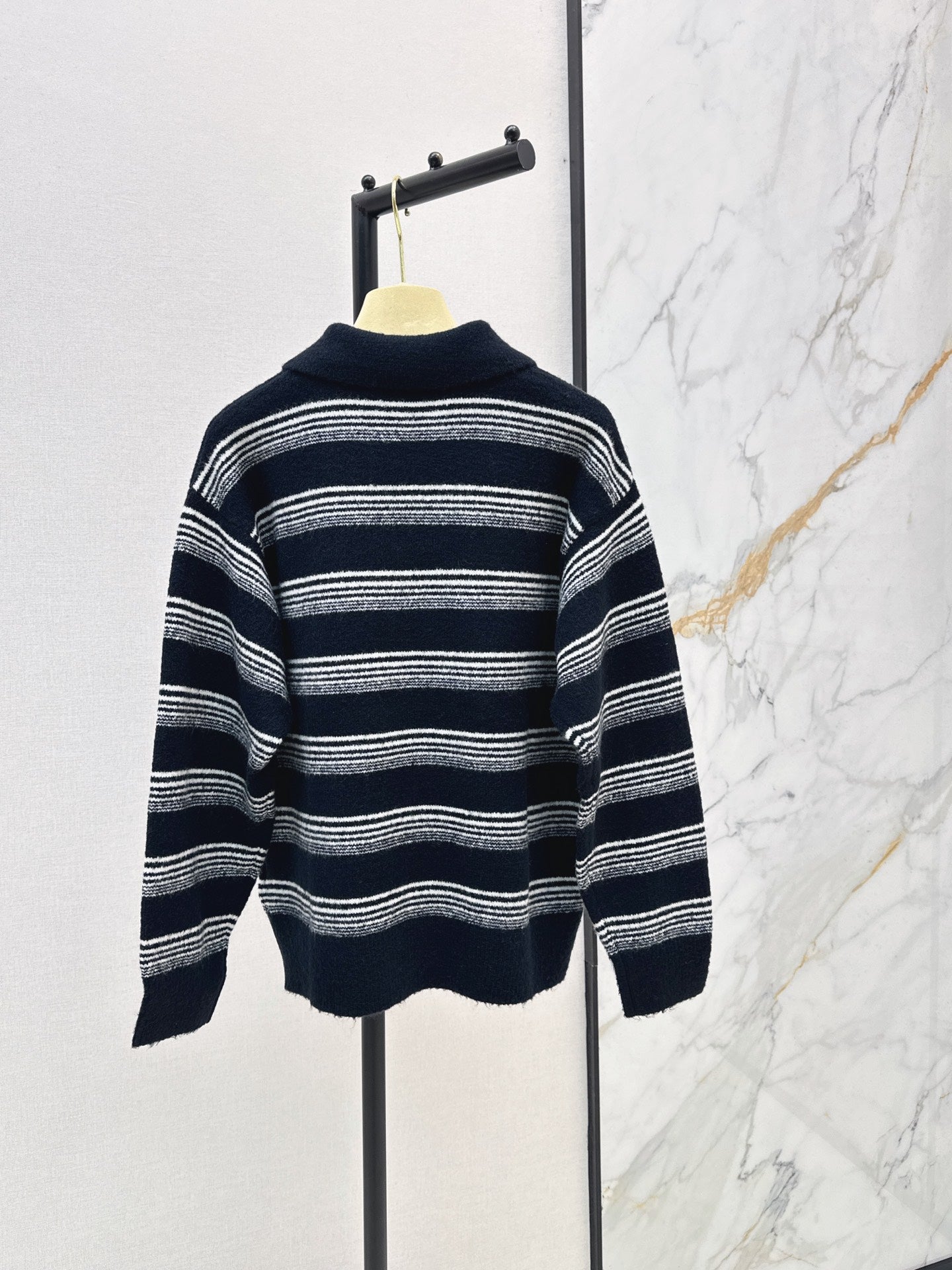 26FW New Striped Knit Polo 🤎