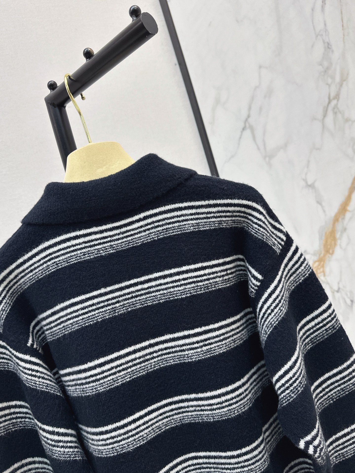 26FW New Striped Knit Polo 🤎